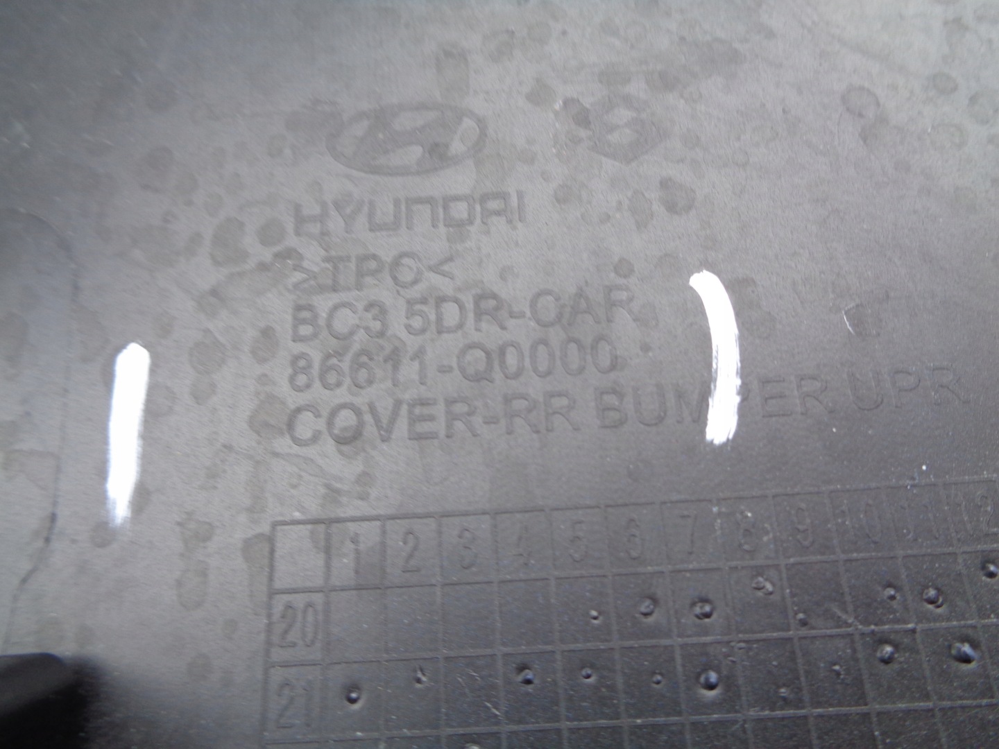 bumper rear HYUNDAI I20 III 20- NR 49406
