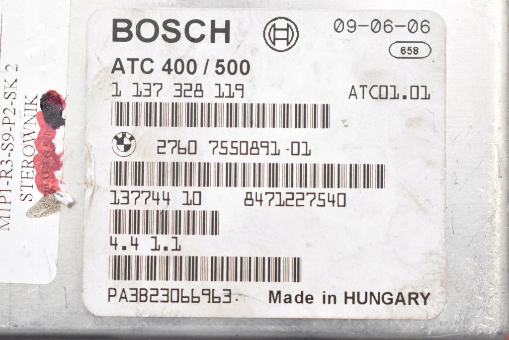 control unit module REDUKTORA 7550891 BMW X5 E53 3.0 D 218 KM 03-06