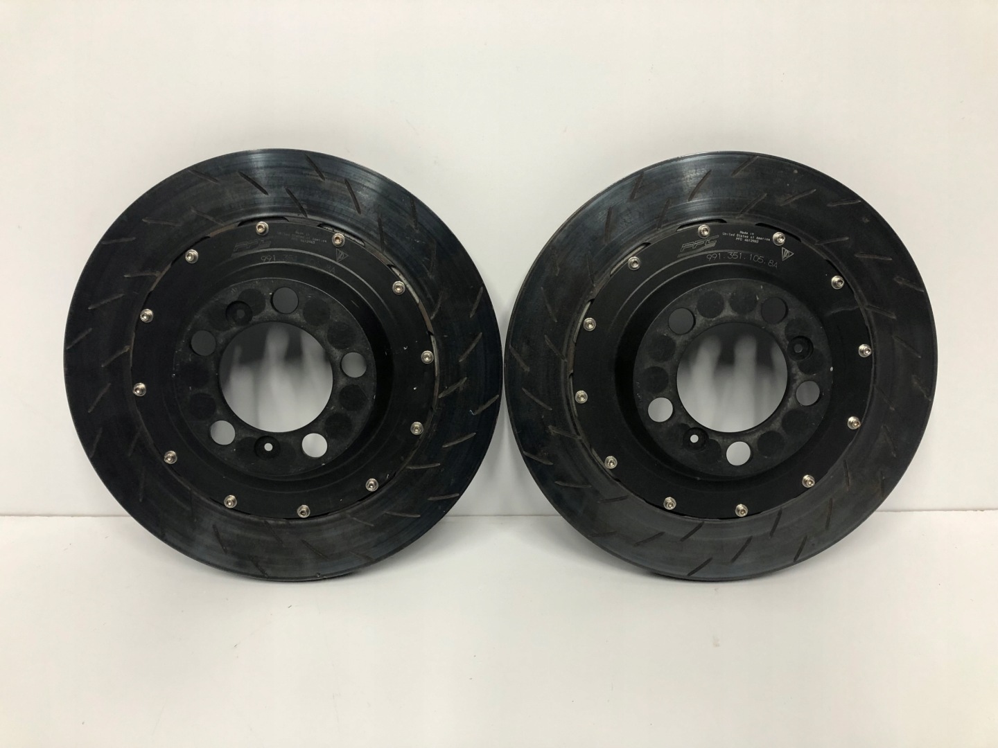 disc discs front left right PORSCHE 911 991 GT3