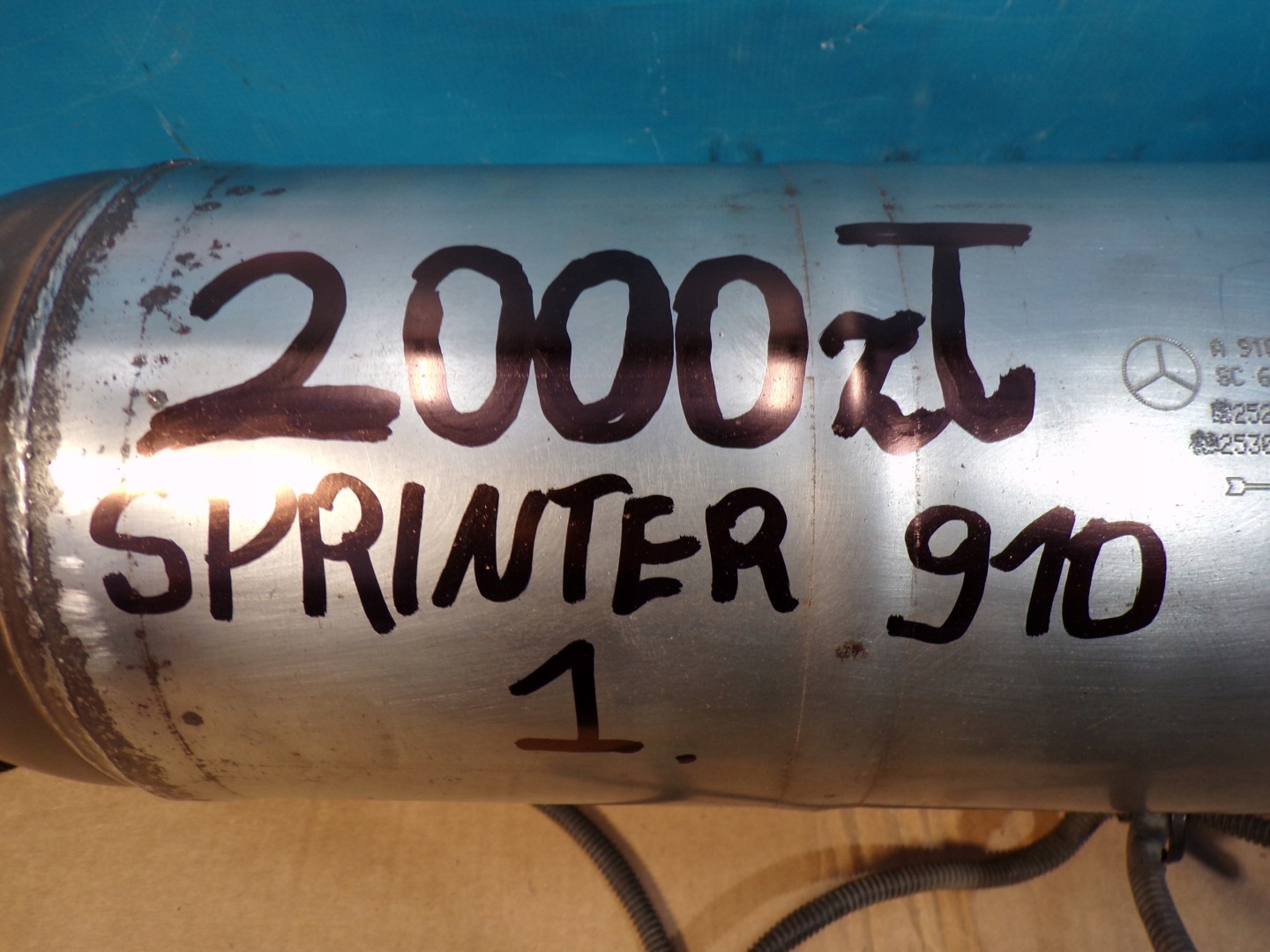 SPRINTER 910 907 catalyst filter czastek stalych DPF front naped