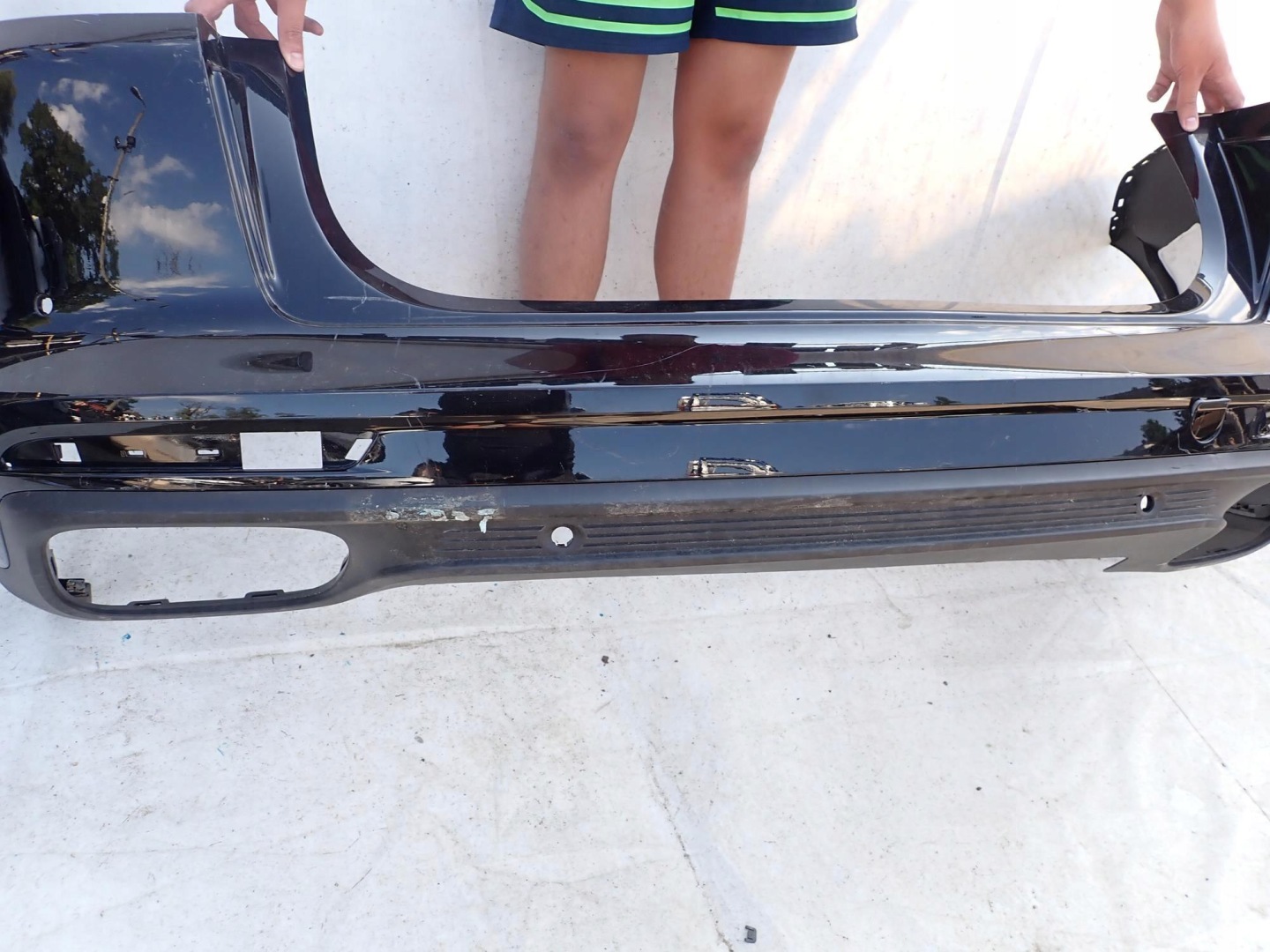 PORSCHE PANAMERA II 2 16- bumper rear part rear PDC
