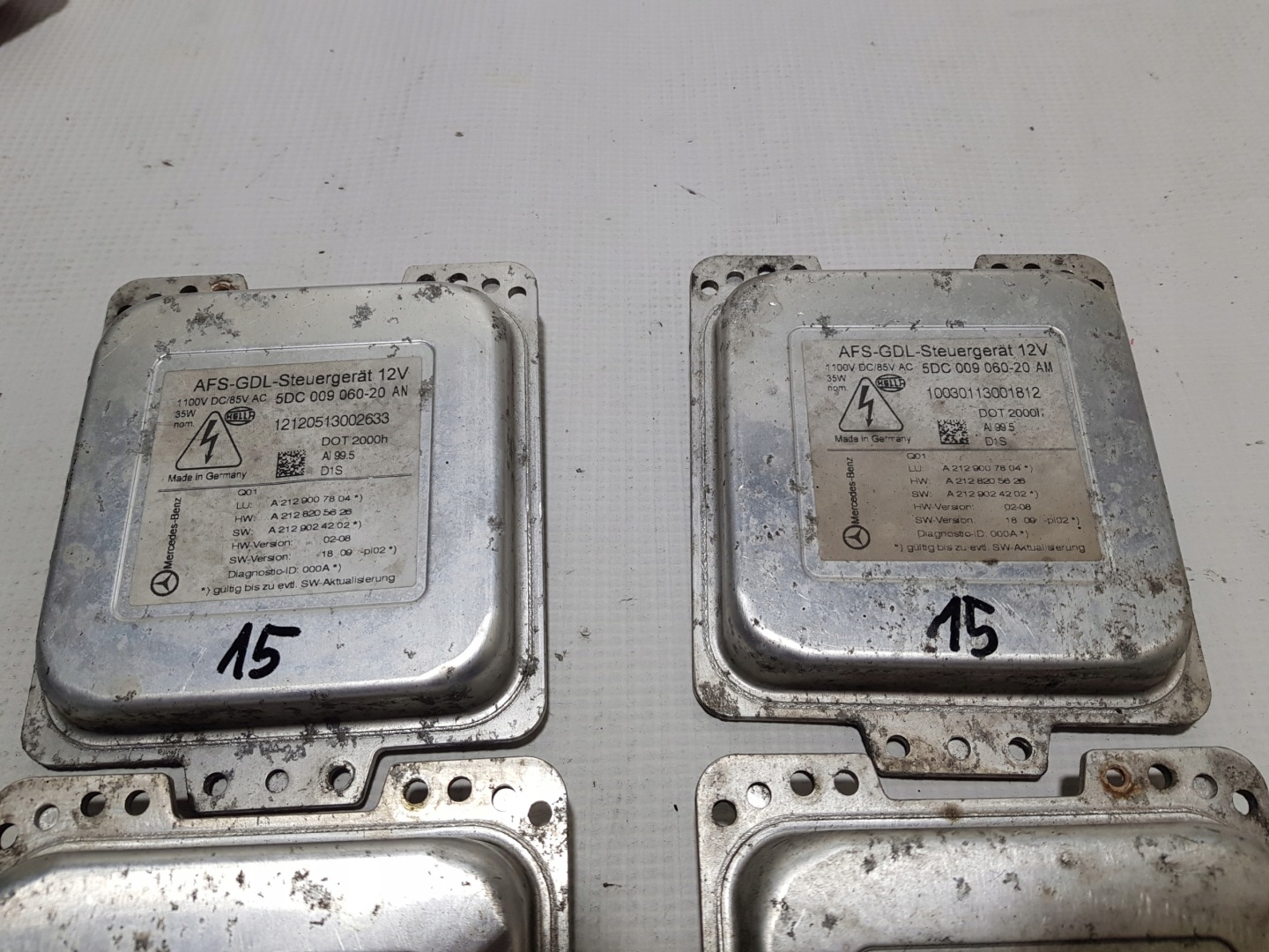 control unit XENON MERCEDES W212 W207 5DC009060-20AN
