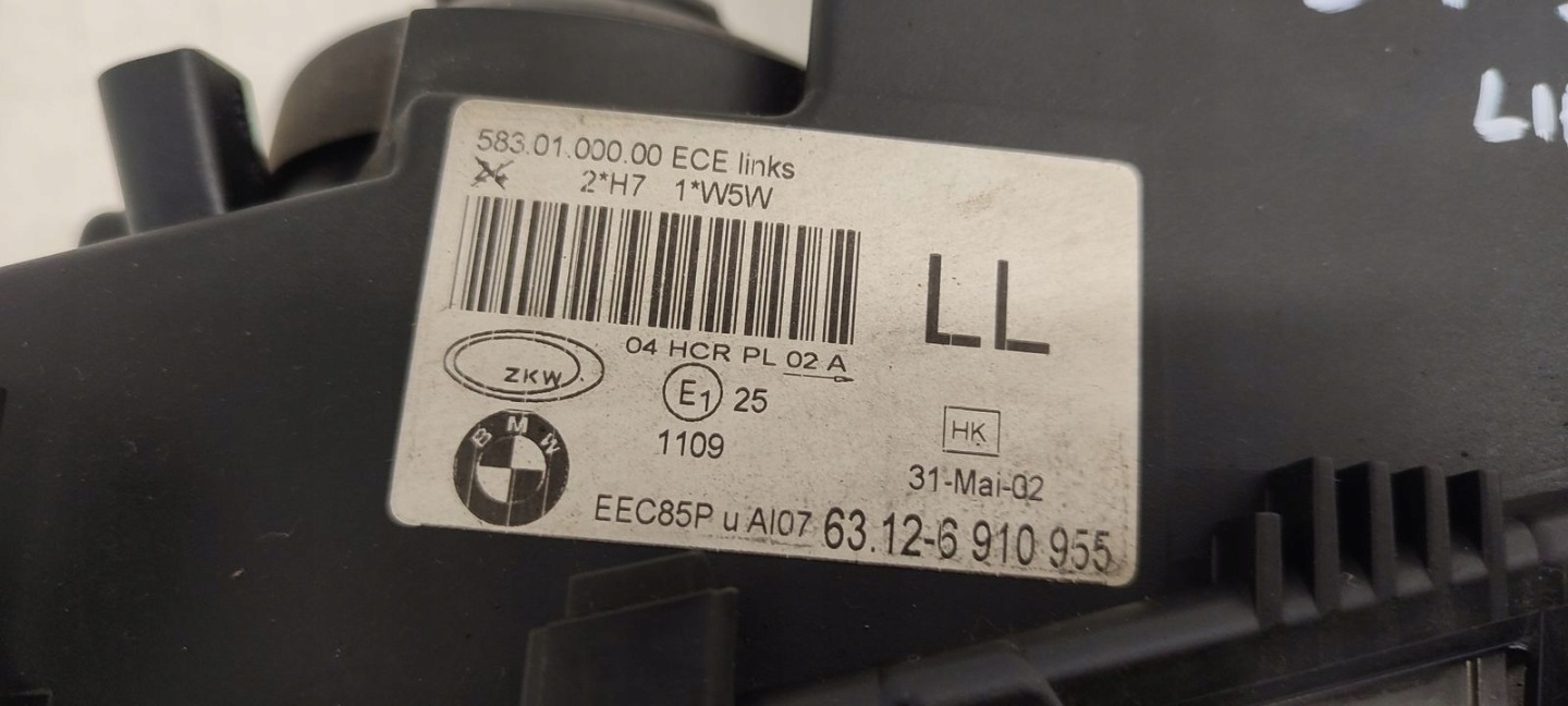 light front front left BMW E46 2,2 LIFT
