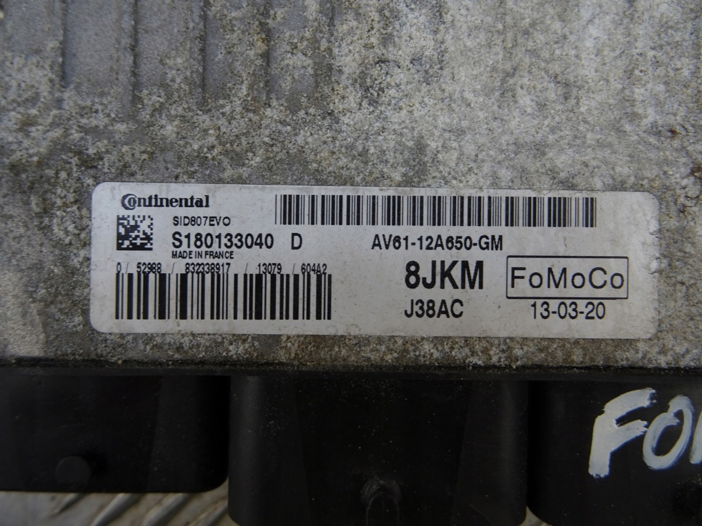 FORD FOCUS MK3 computer of the engine AV61-12650-GM 1.6 TDCI