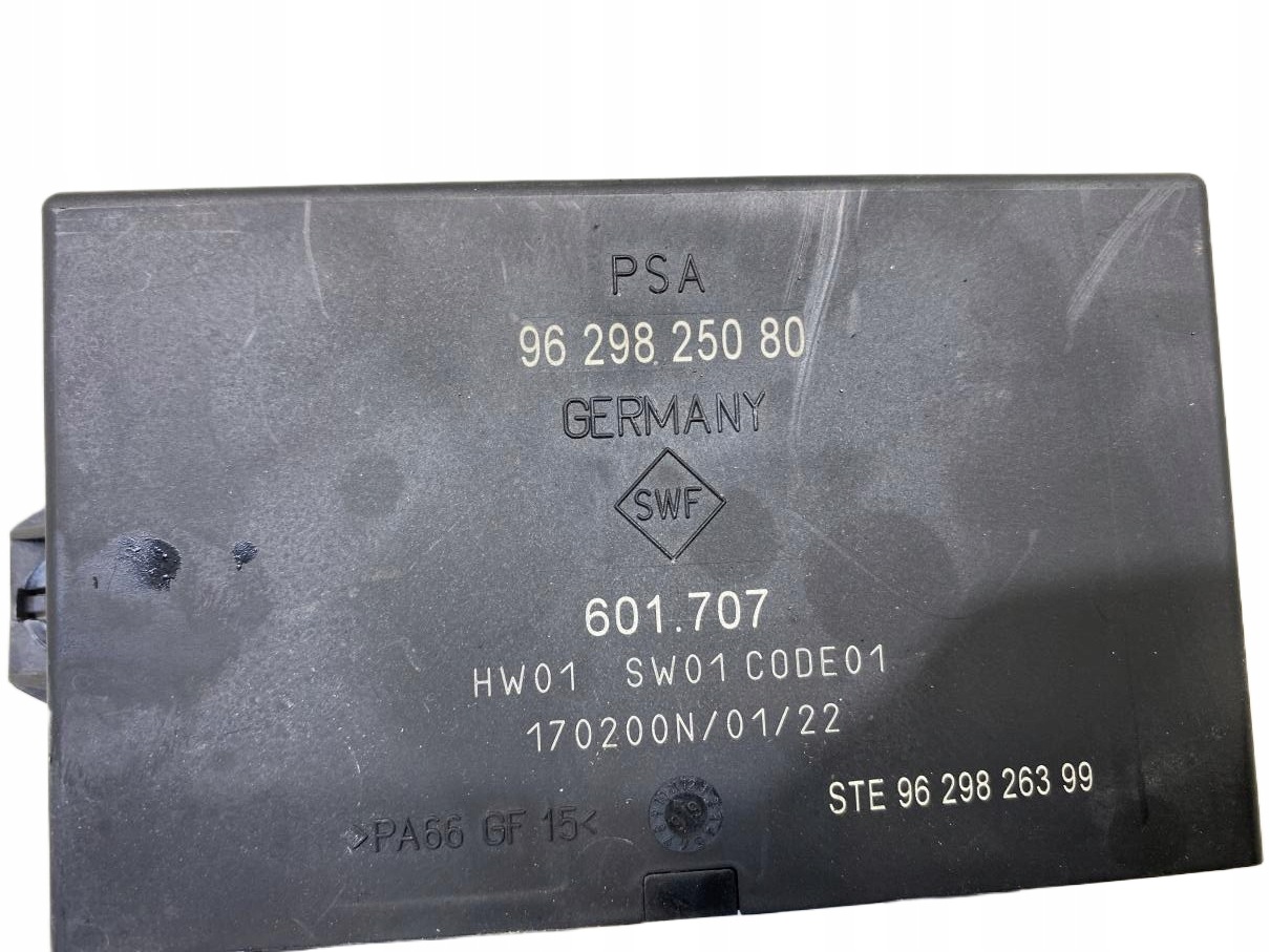 module PDC PEUGEOT 607 9629825080