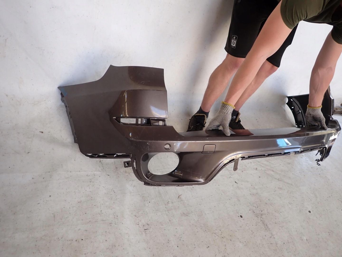 BMW X5 E70 LCI LIFT 10-13 bumper rear part rear PDC