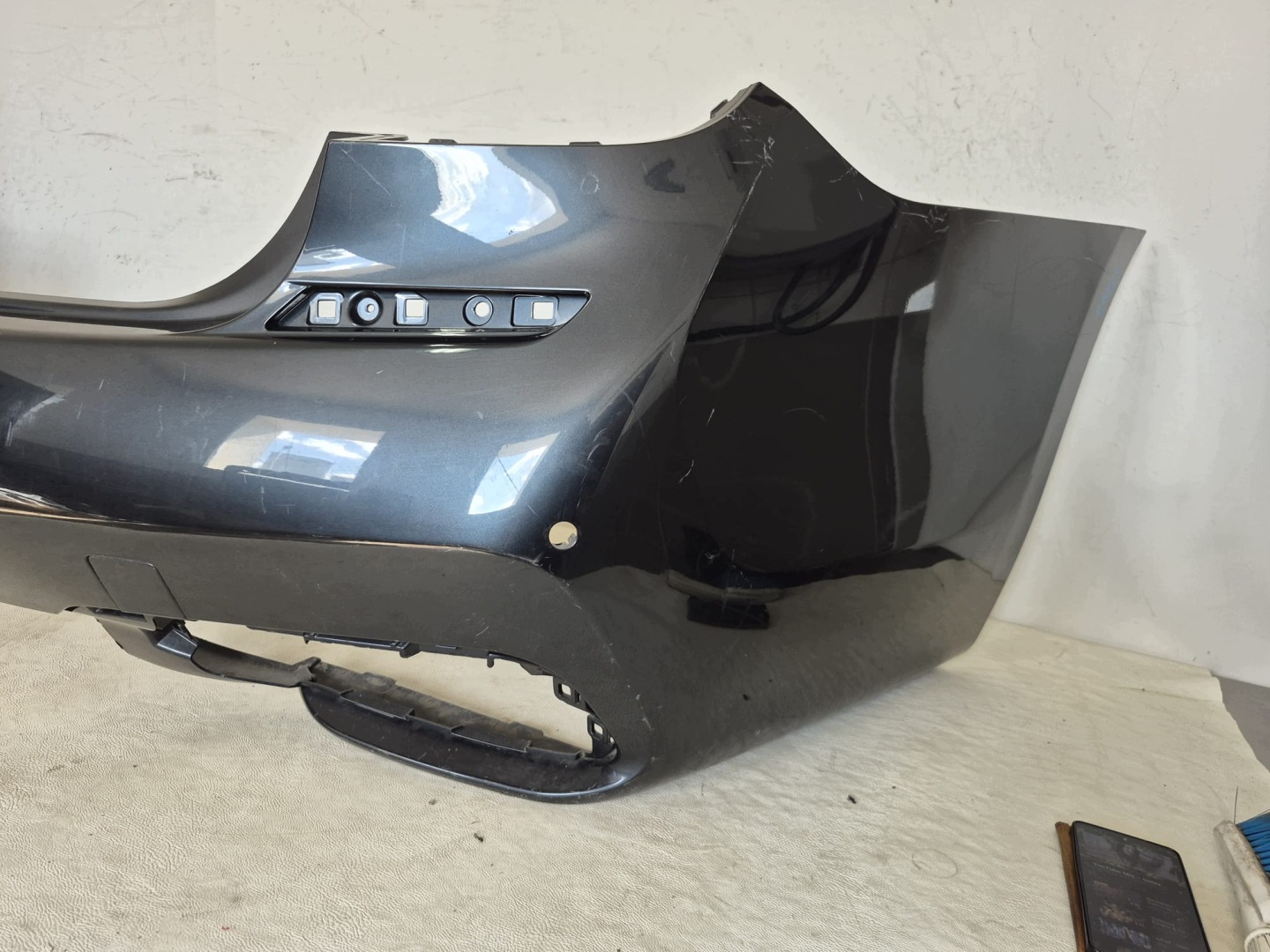 BMW 7 G11 m-packet 15-19 bumper rear part rear 4XPDC