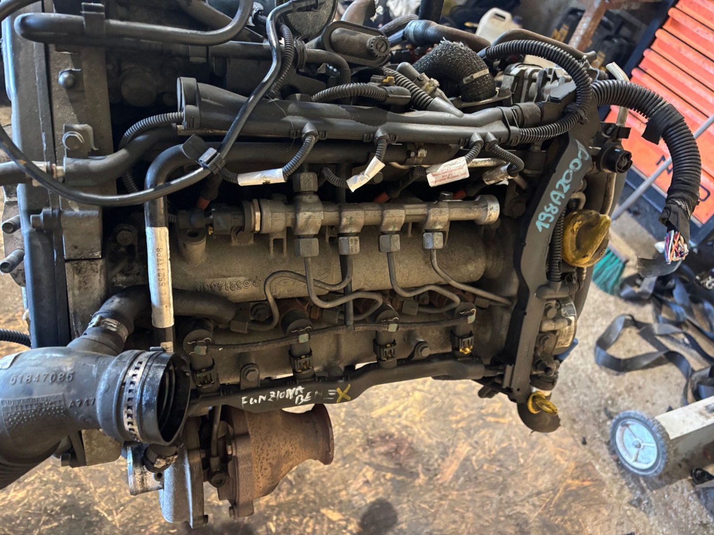 engine complete 198A2000 1.6 JTD FIAT BRAVO LANCIA DELTA