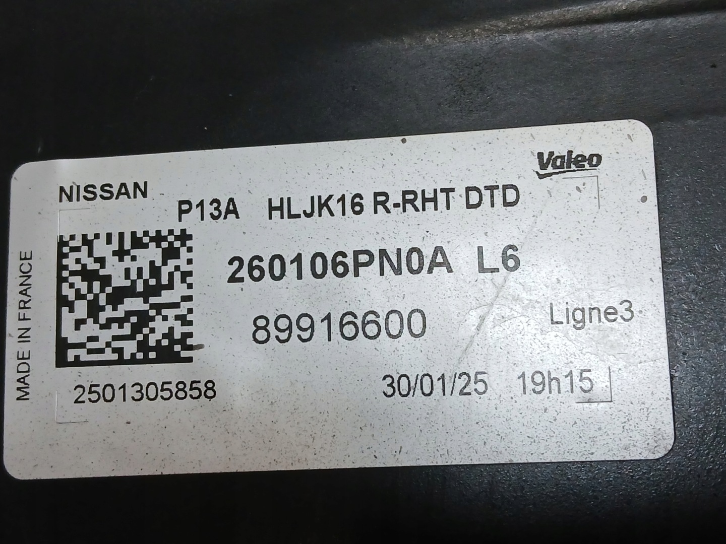 light front right NISSAN JUKE II 2 F16 FULL LED 89916600