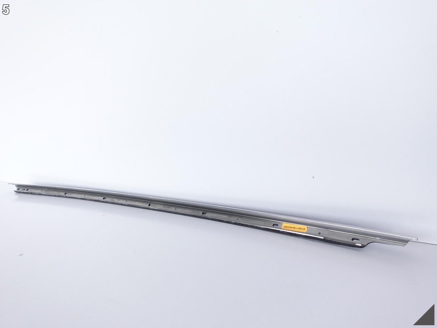 TESLA MODEL X 15- door moulding CHROM right rear part