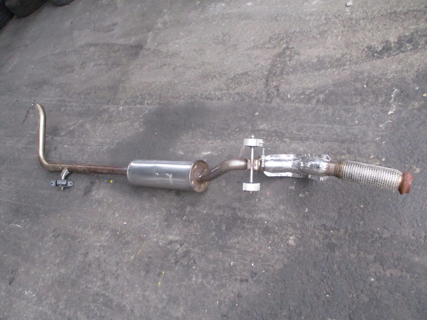 Marmitta sistema scarico completo auto usato ALFA ROMEO JUNIOR 25R PSA4500