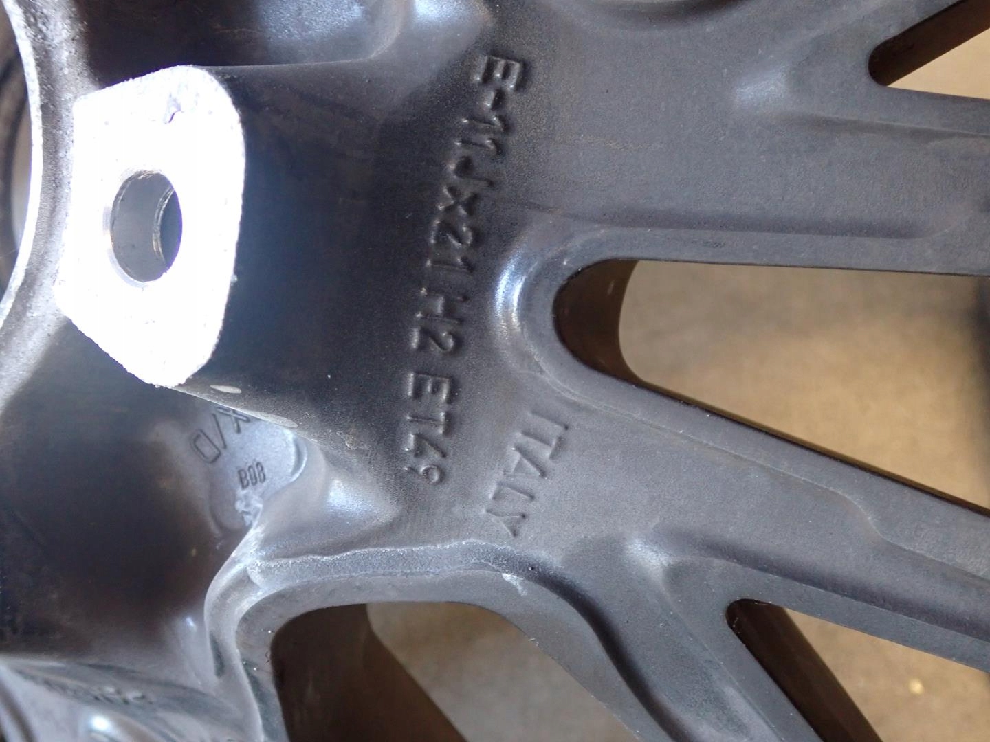 disk disk PORSCHE CAYENNE 9Y3 5x112 ET49 11J 21" 9Y3601025AC