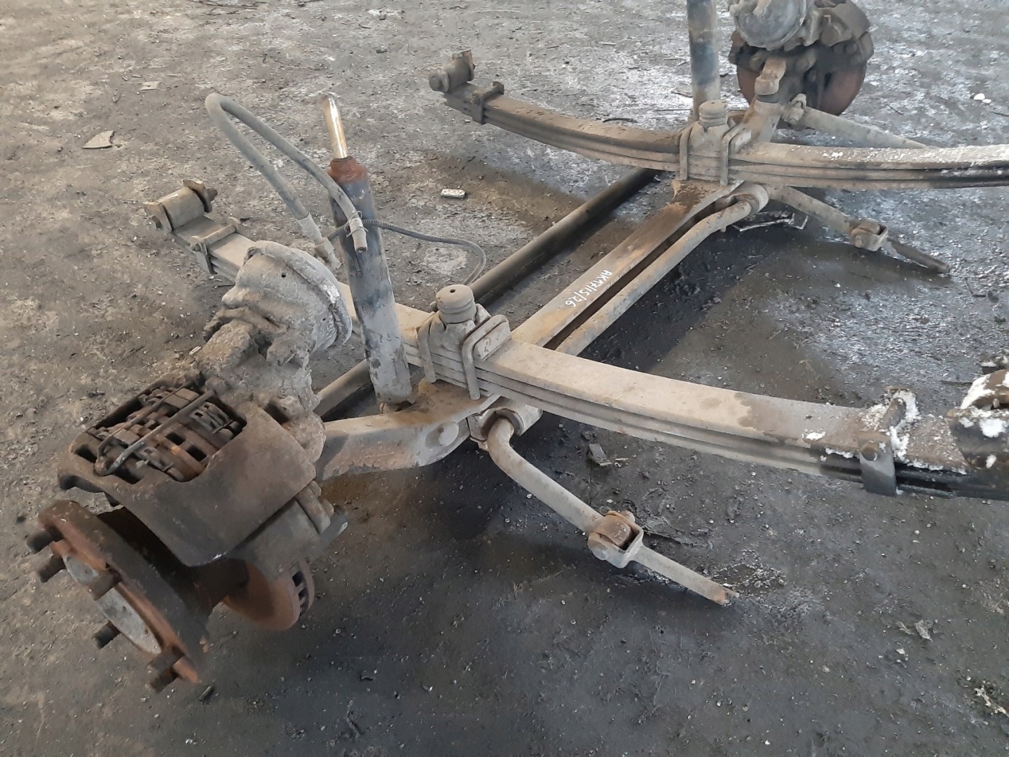 axis front sider front PIORA RESORY springing AUTOBUS ISUZU TURQUOISE