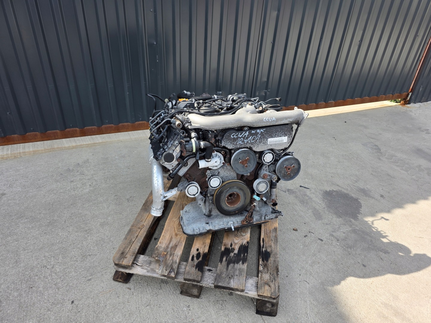 engine complete AUDI A4 B8 A5 8T Q5 8R ITP 3.0 TDI CCW CCWA 124101KM *3*