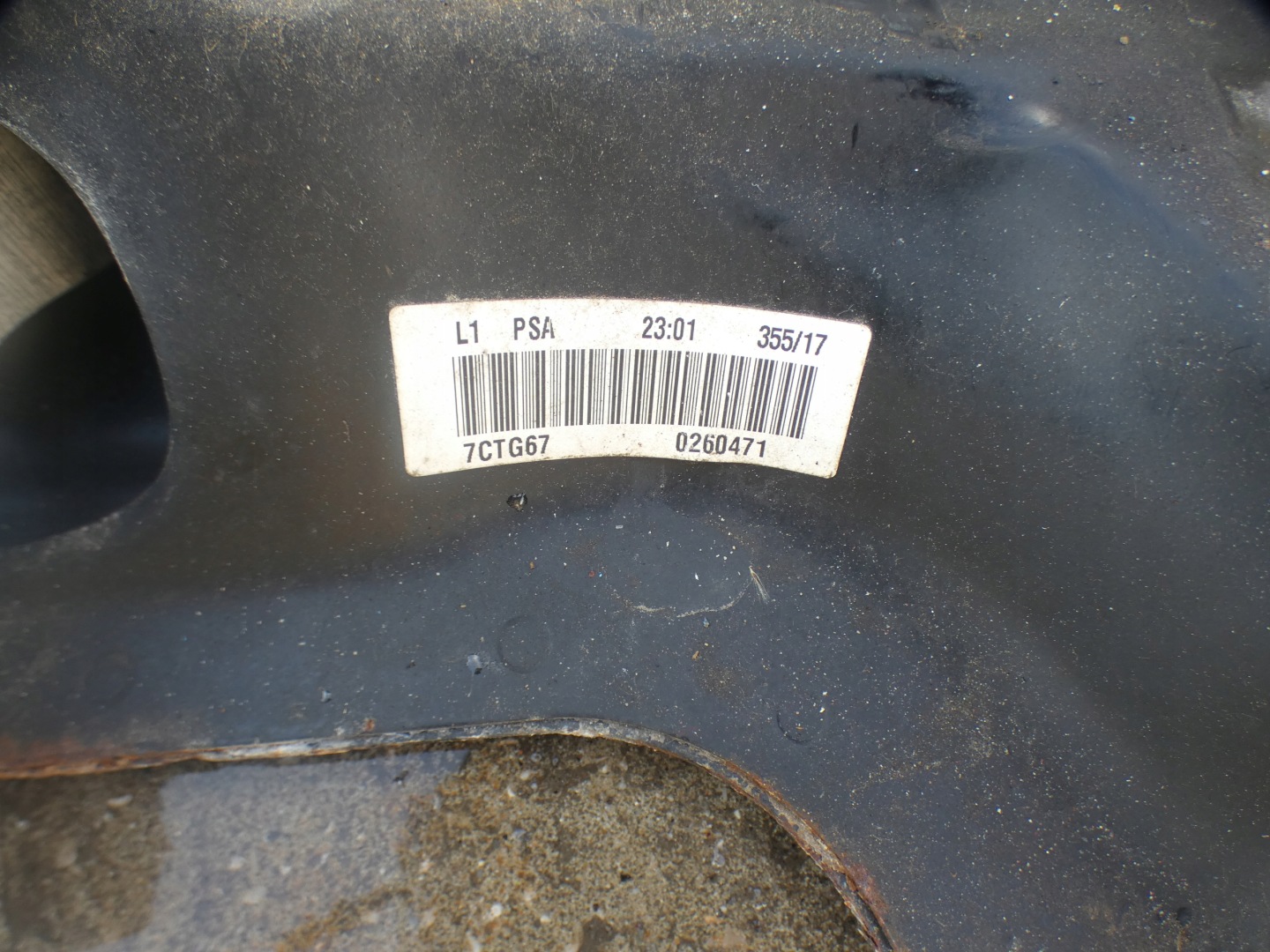 CITROEN DS7 subframe axle beam axle beam