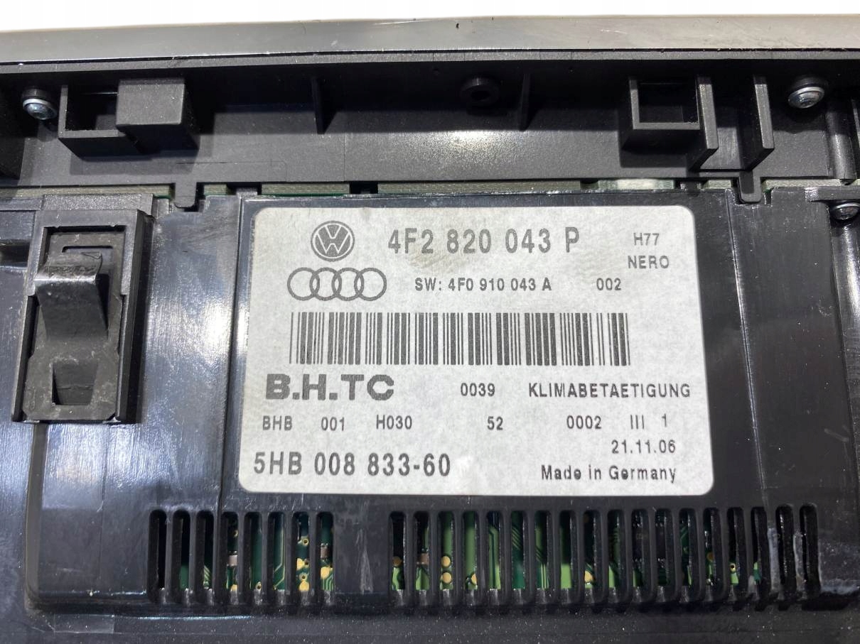 PANEL klími klimatizaci AUDI A6 C6 4F2820043P