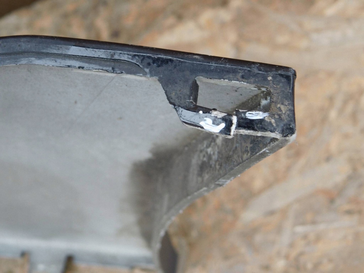 Ford Courier II MK2 2014+ corner of a bumper left rear part rear left