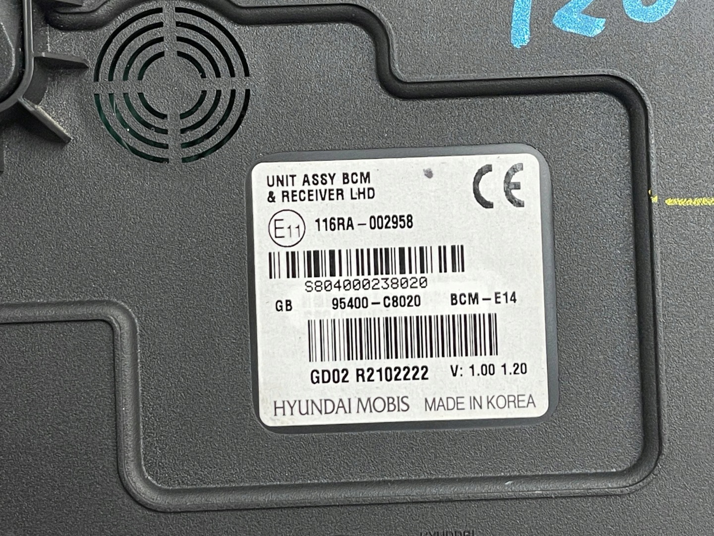 control unit module BCM HYUNDAI I20 2 II 14- 95400-C8020