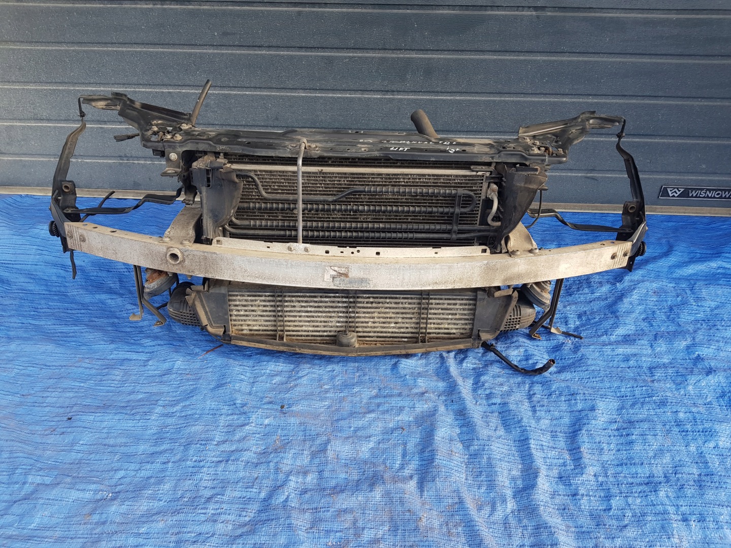 support panel for radiators radiator MERCEDES W204 LIFT 2.2 CDI 651 MANUAL