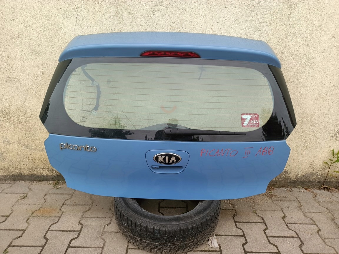 KIA PICANTO III boot door rear complete ABB 17