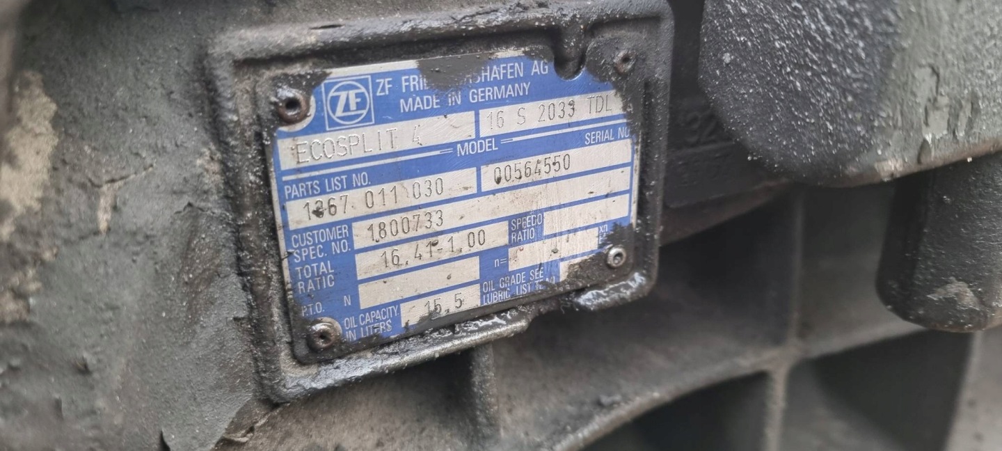 CAMBIO 16S2033TDL ECOSPLIT 4 DAF XF105 410