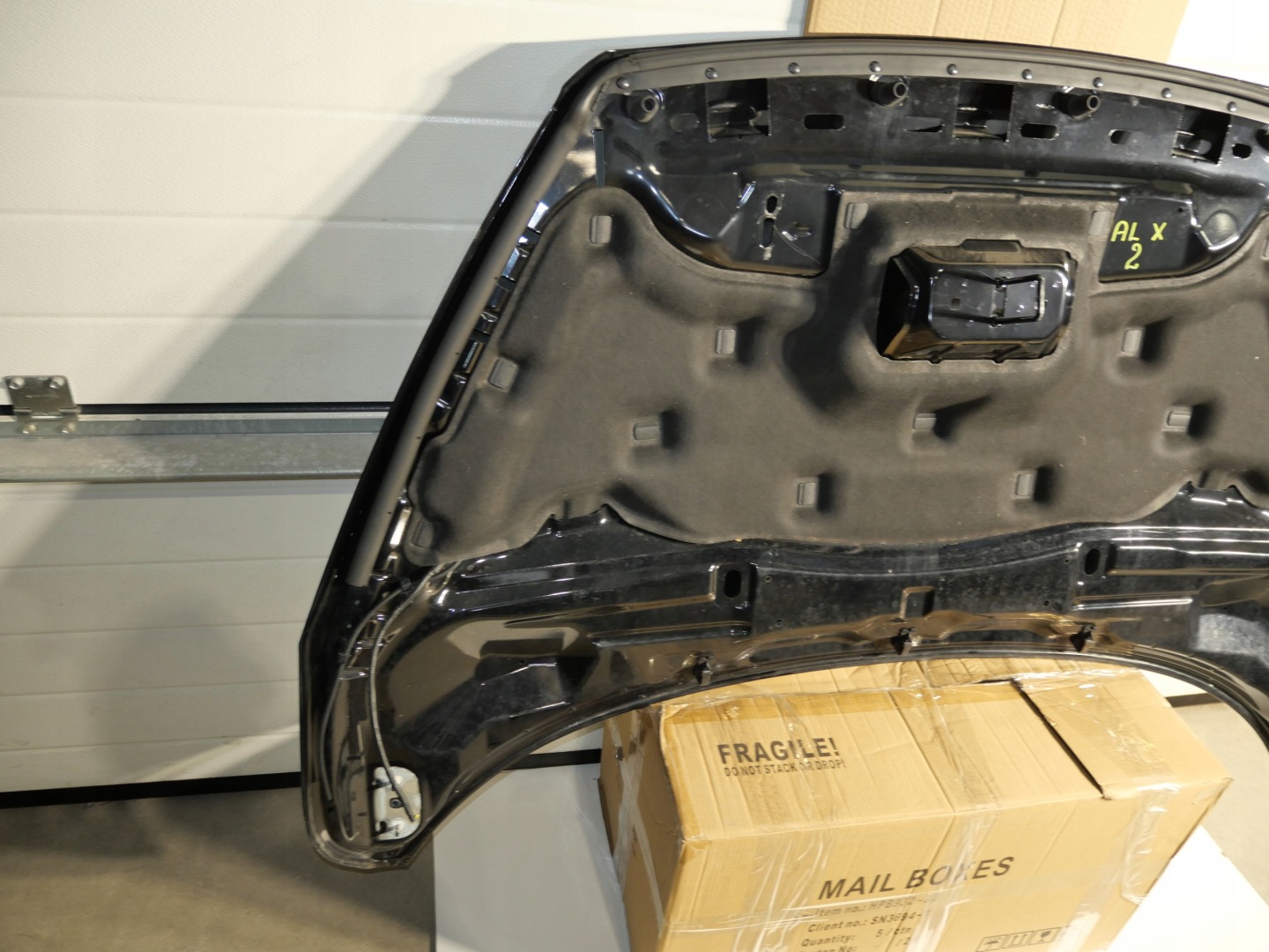 FORD KUGA II MK2 bonnet front black