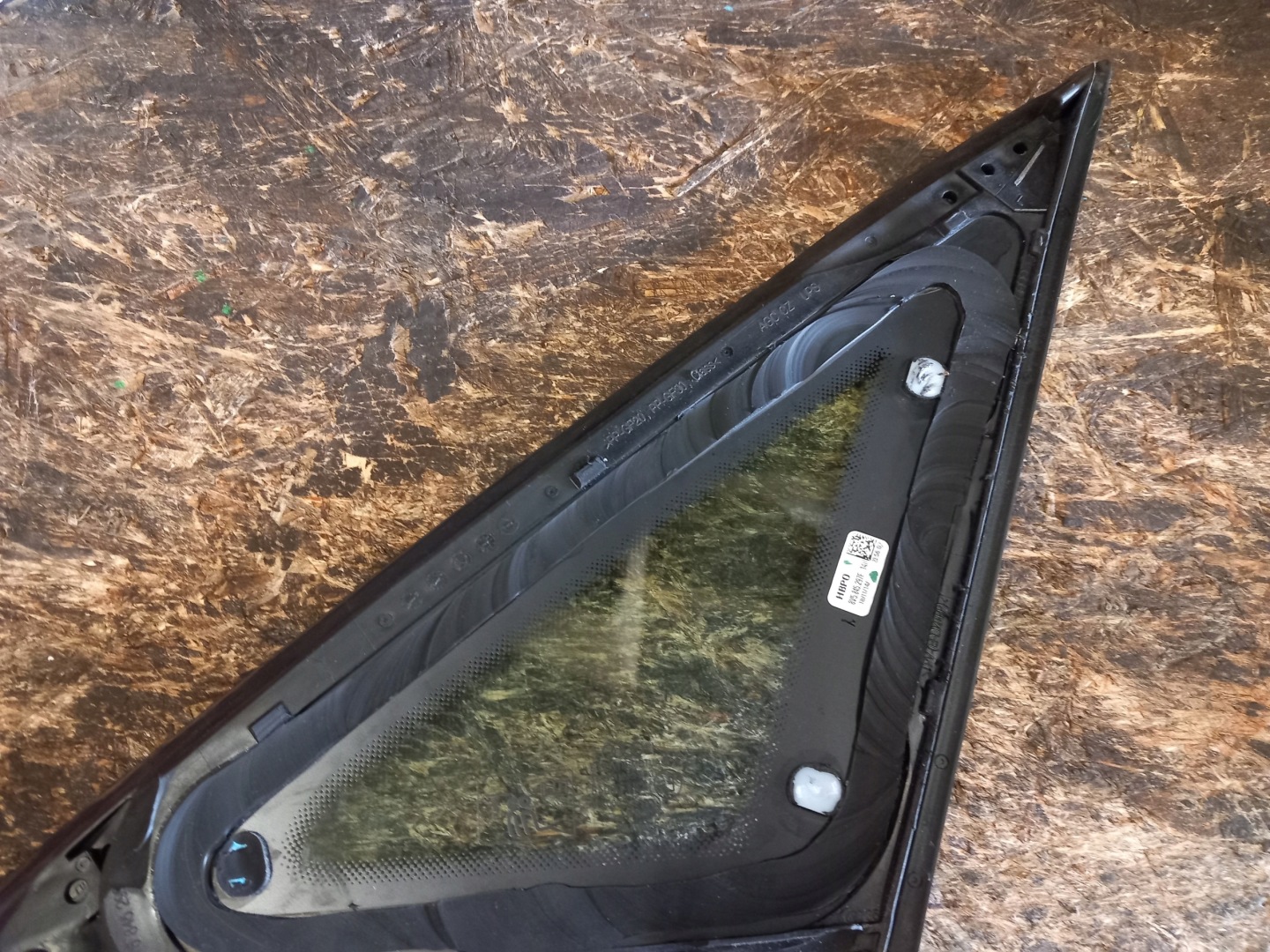AUDI A3 8V sedan window bodywork rear part left CHROM