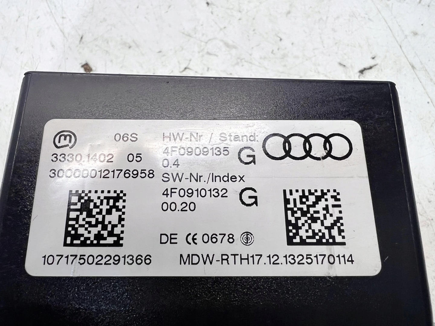 Accensione lettore AUDI A6 C6 4F0909135G Originale
