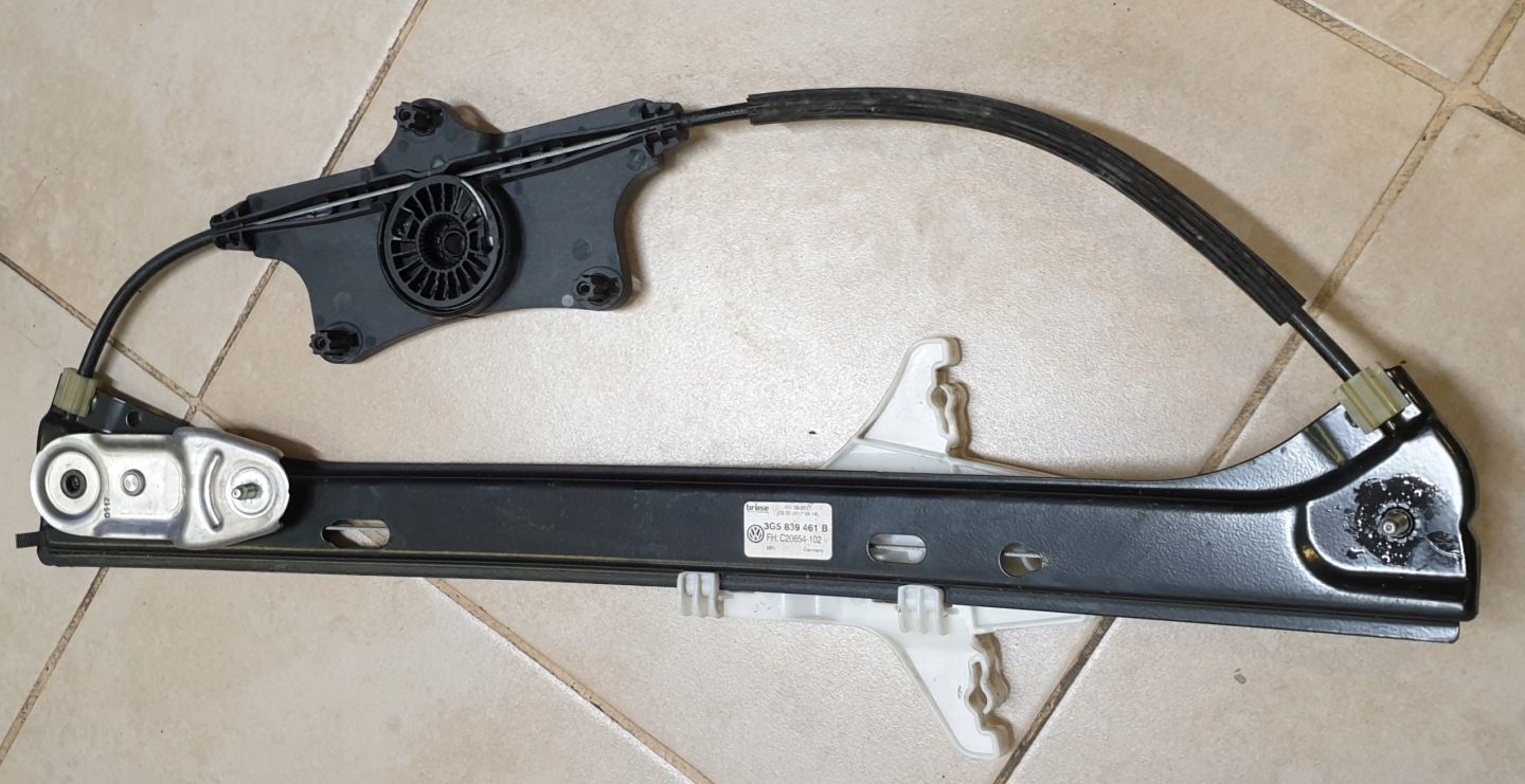 window regulator mechanism left rear part VW PASSAT B8 3G oe