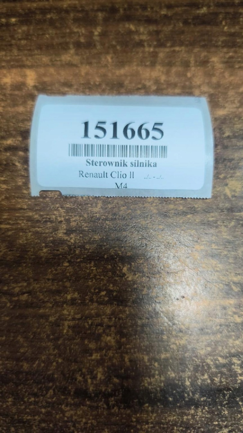 RENAULT CLIO II 1.4 16V control unit of the engine 8200326741