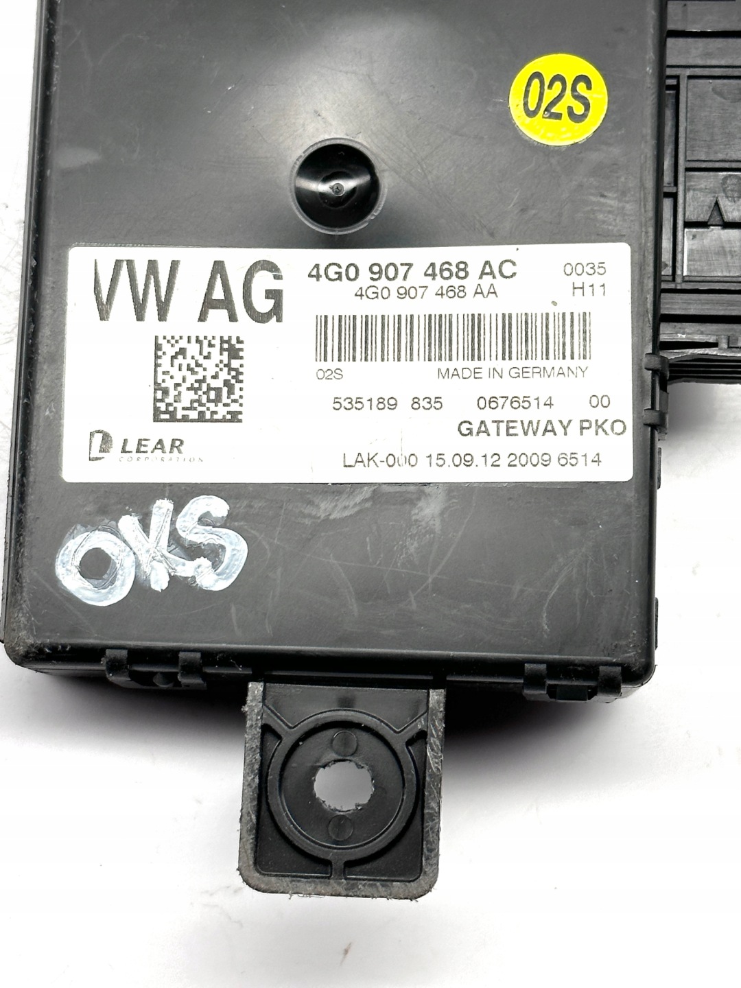 AUDI A6 S6 C7 A7 4G module control unit GATEWAY 4G0907468AC