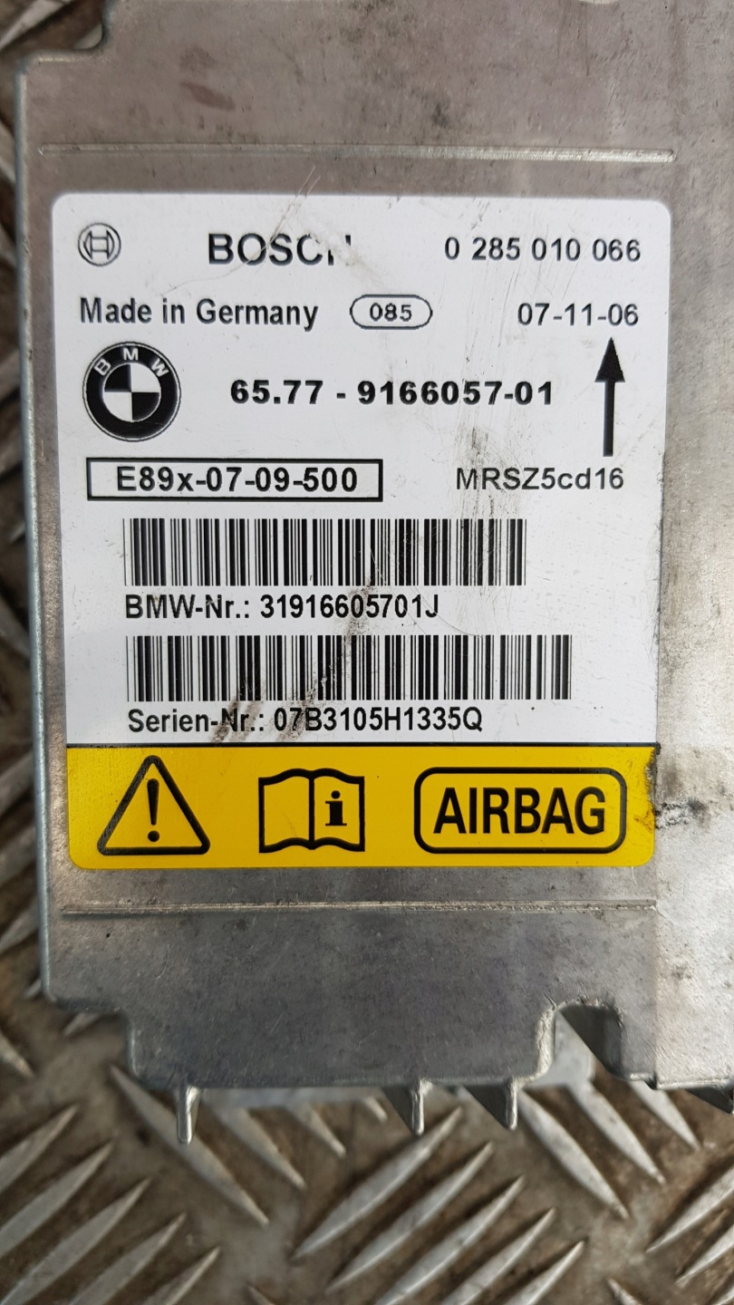 BMW E90 module SENSOR airbag 9166057