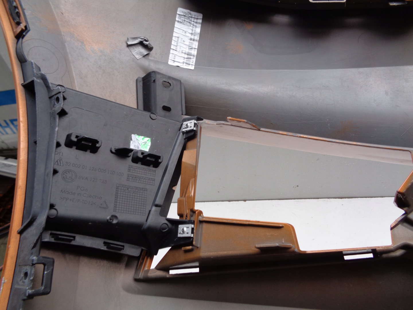 front bumper SKODA FABIA IV 4 6VA 20- NR 48543