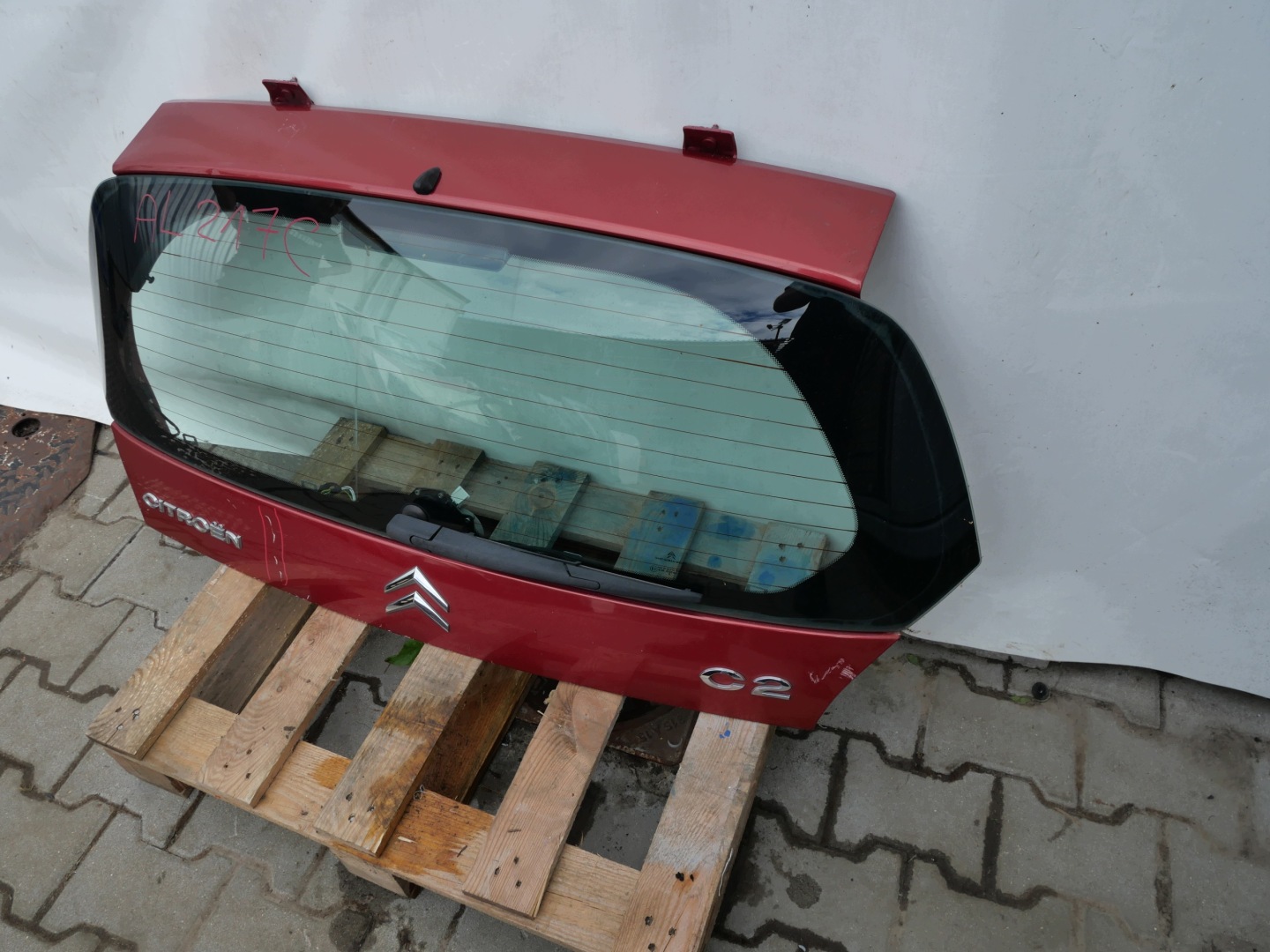 CITROEN C2 trunk door cover boot