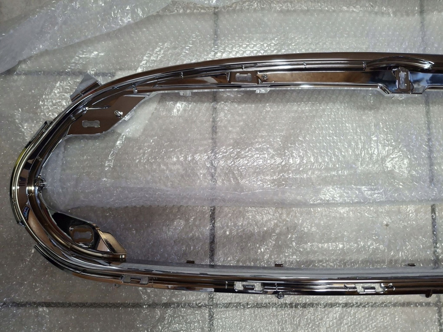 CHROM RAHMEN GRILLA Grill TESLA MODEL S 2012R->