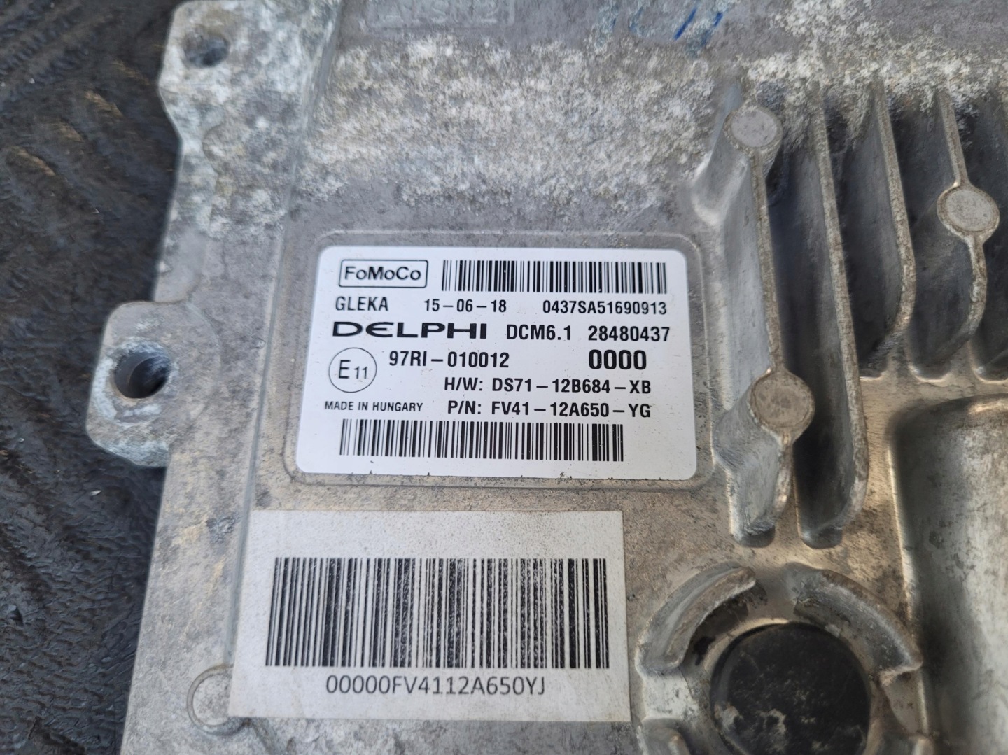 computer control unit of the engine FORD KUGA II MK2 2.0 TDCI