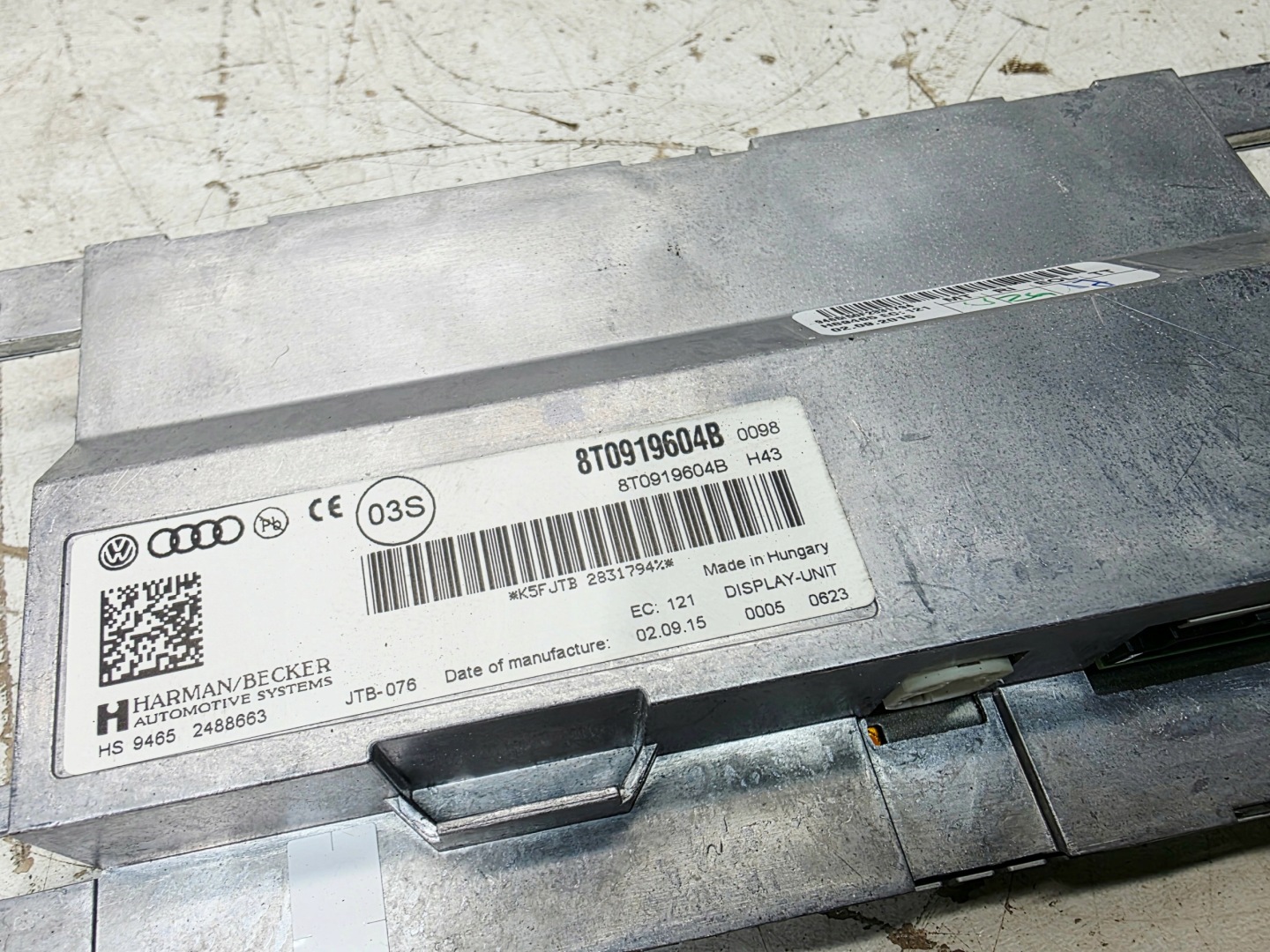 display LCD MMI A4 B8 A5 8T Q5 8R LIFT 8T0919604B