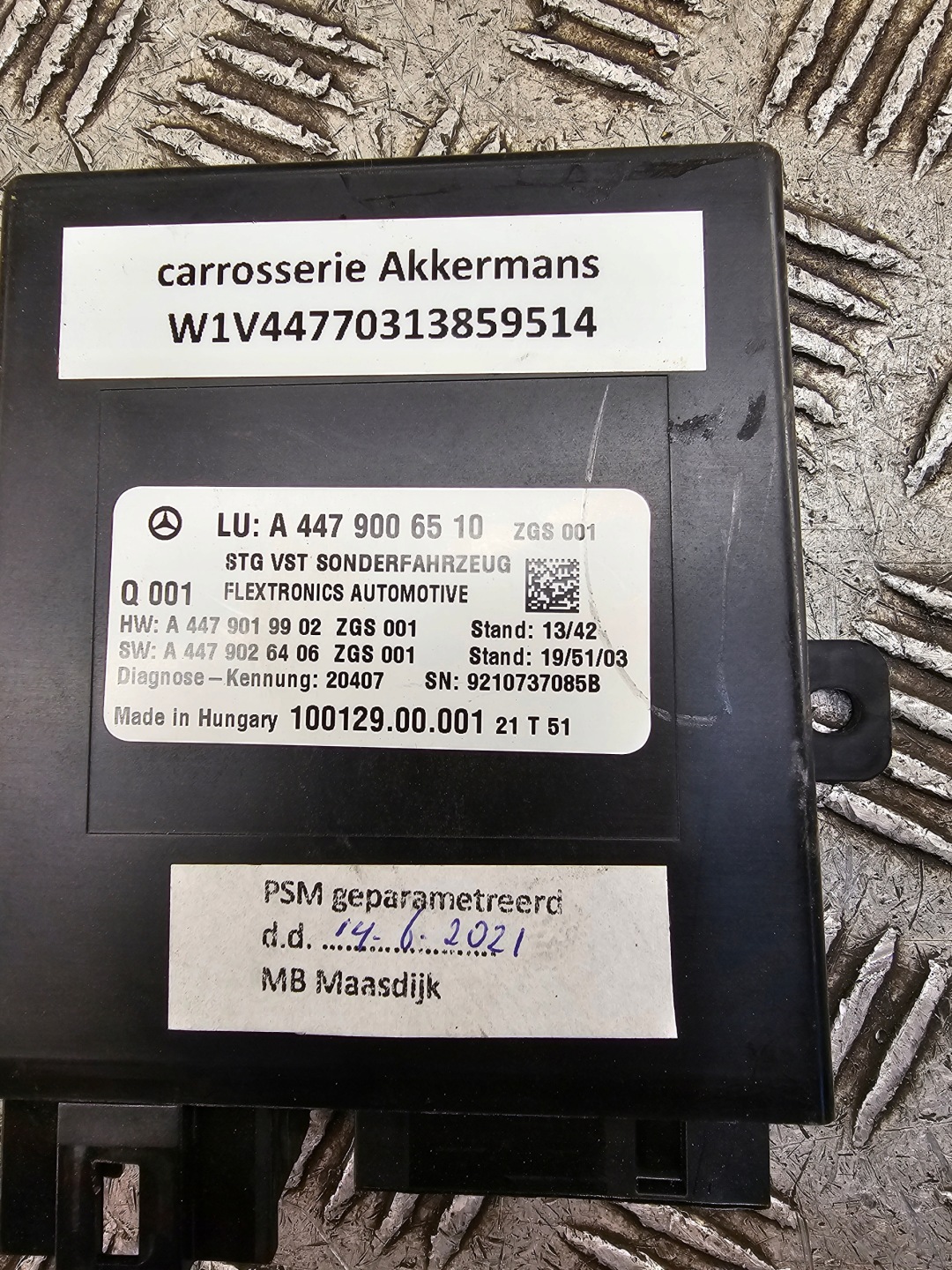 MERCEDES module control unit A4479006510