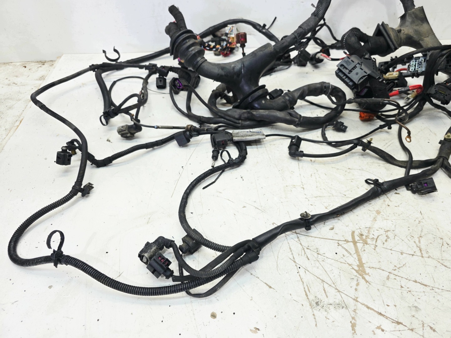 bundle motor wiring AUDI A6 C6 LIFT 3.0 TDI CDY 4F1971072PD 2/26