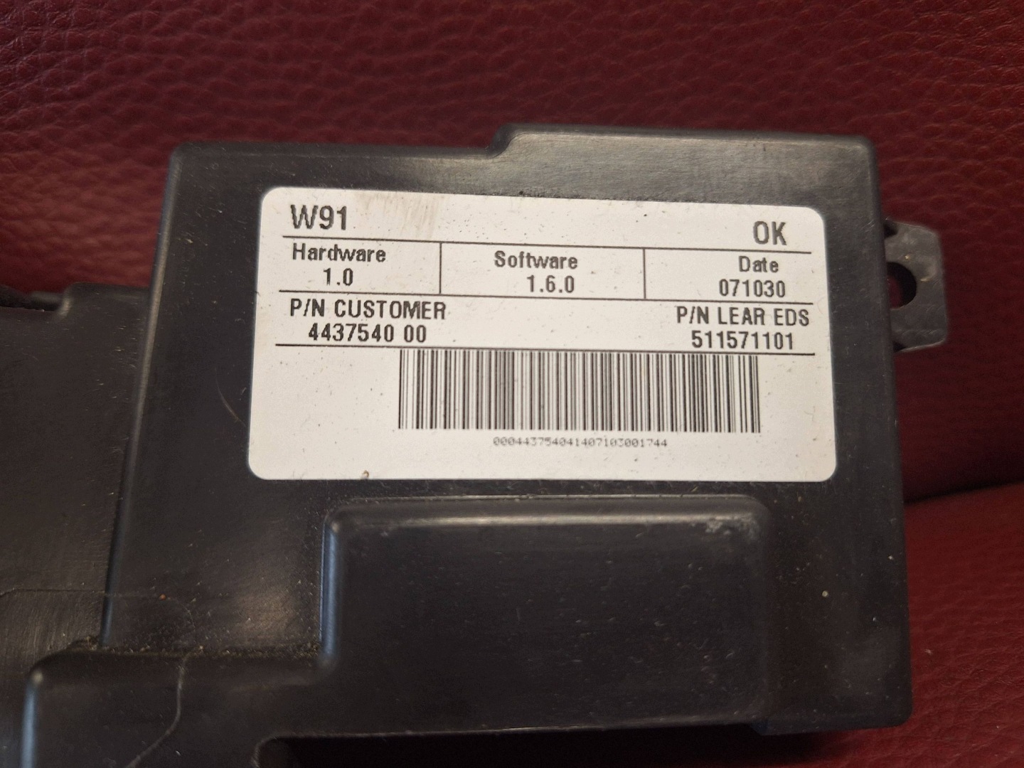 running board controls seat front side left Renault Laguna III 511571101