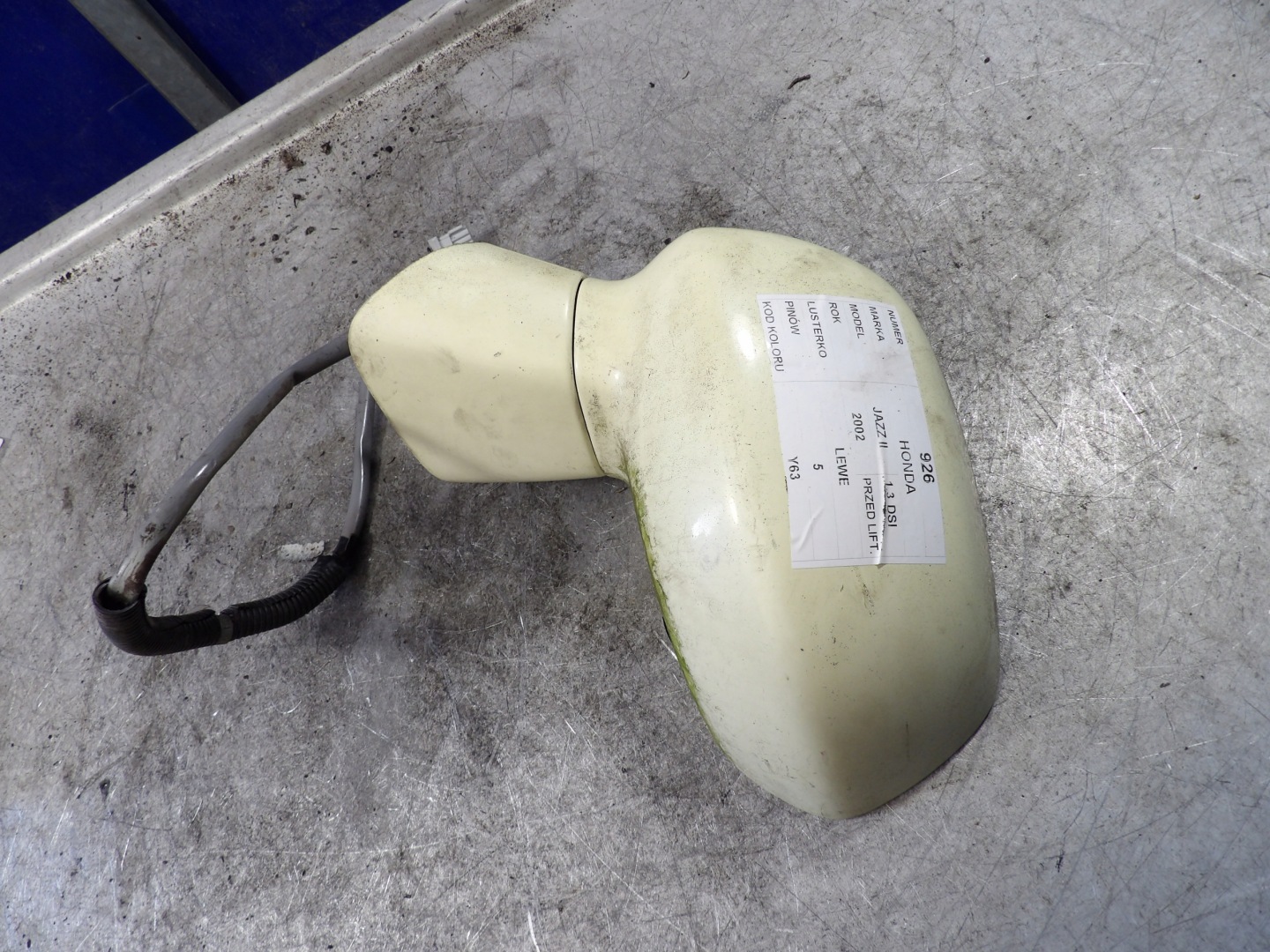 Honda Jazz II mirror left lak. Y63