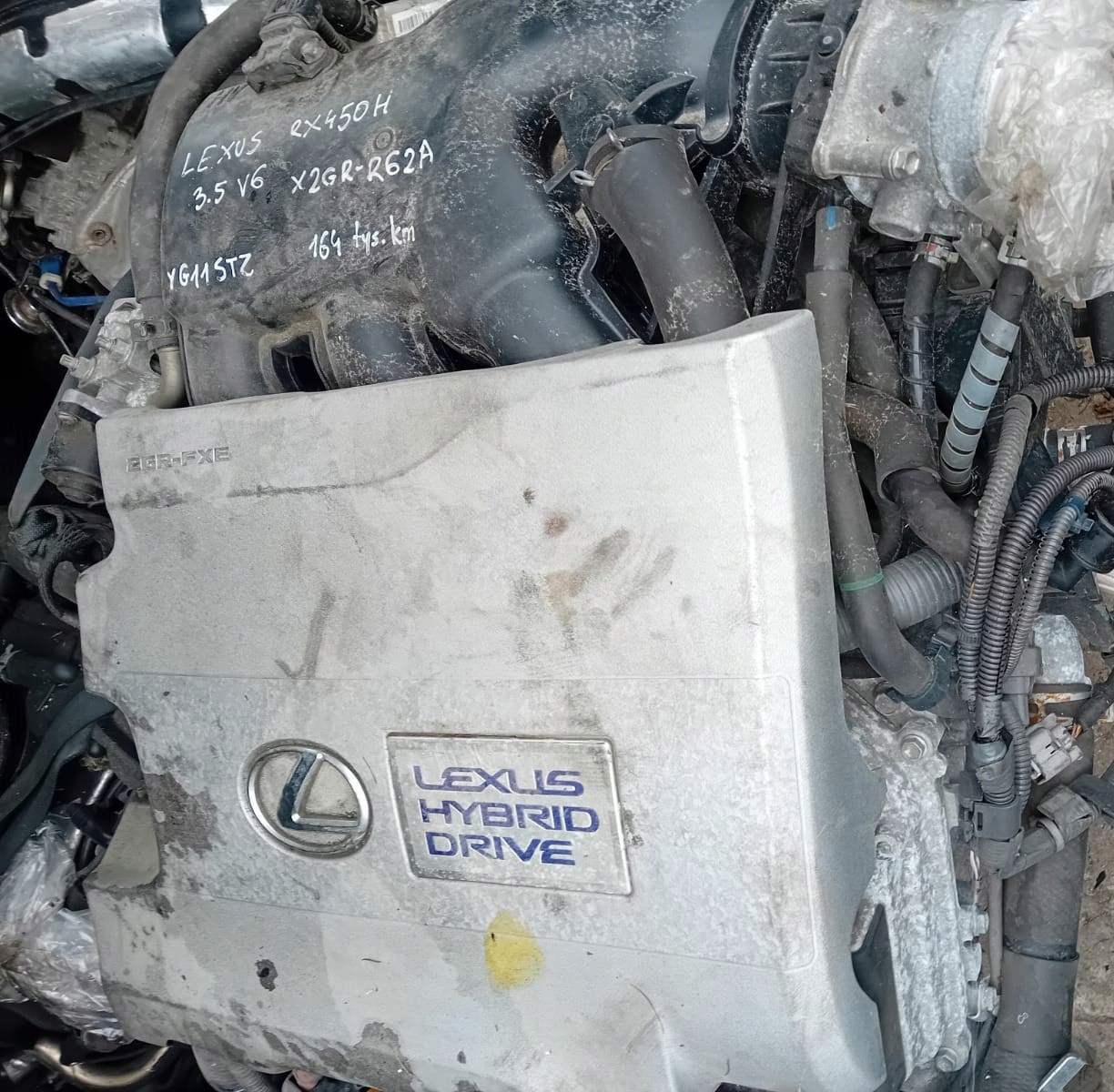 LEXUS RX450H 3.5 V6 2GR X2GR-R62A engine complete KPL HYBRYDA