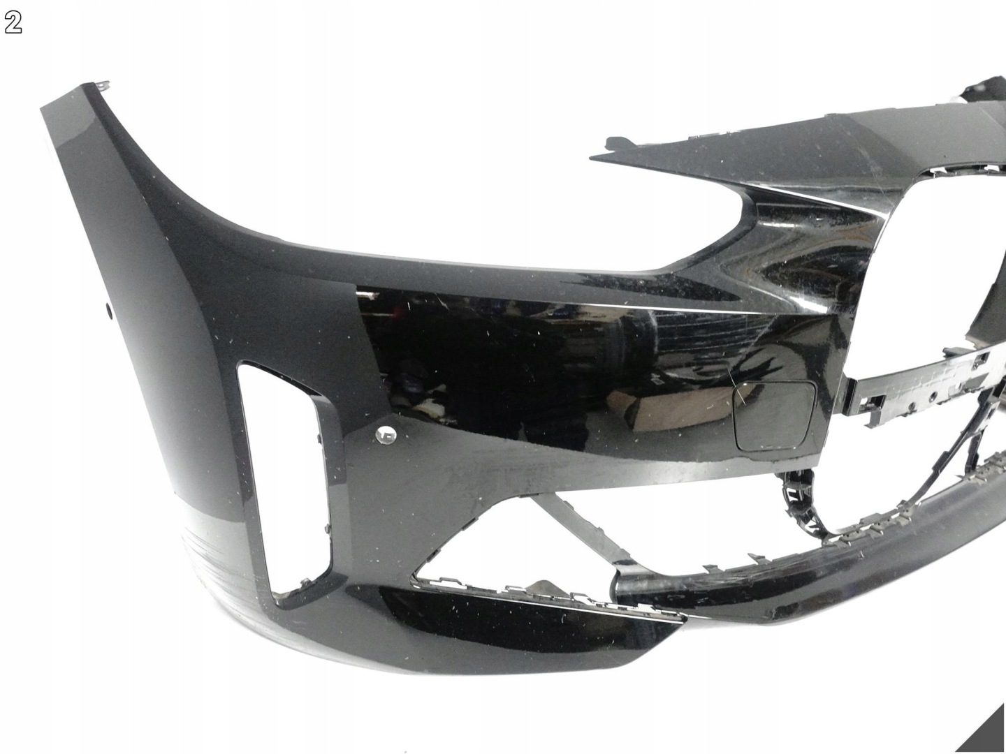 BMW 4 i4 G26 BEV GRAN COUPE ZWYKLY 21- bumper front + spoiler (6xPDC)