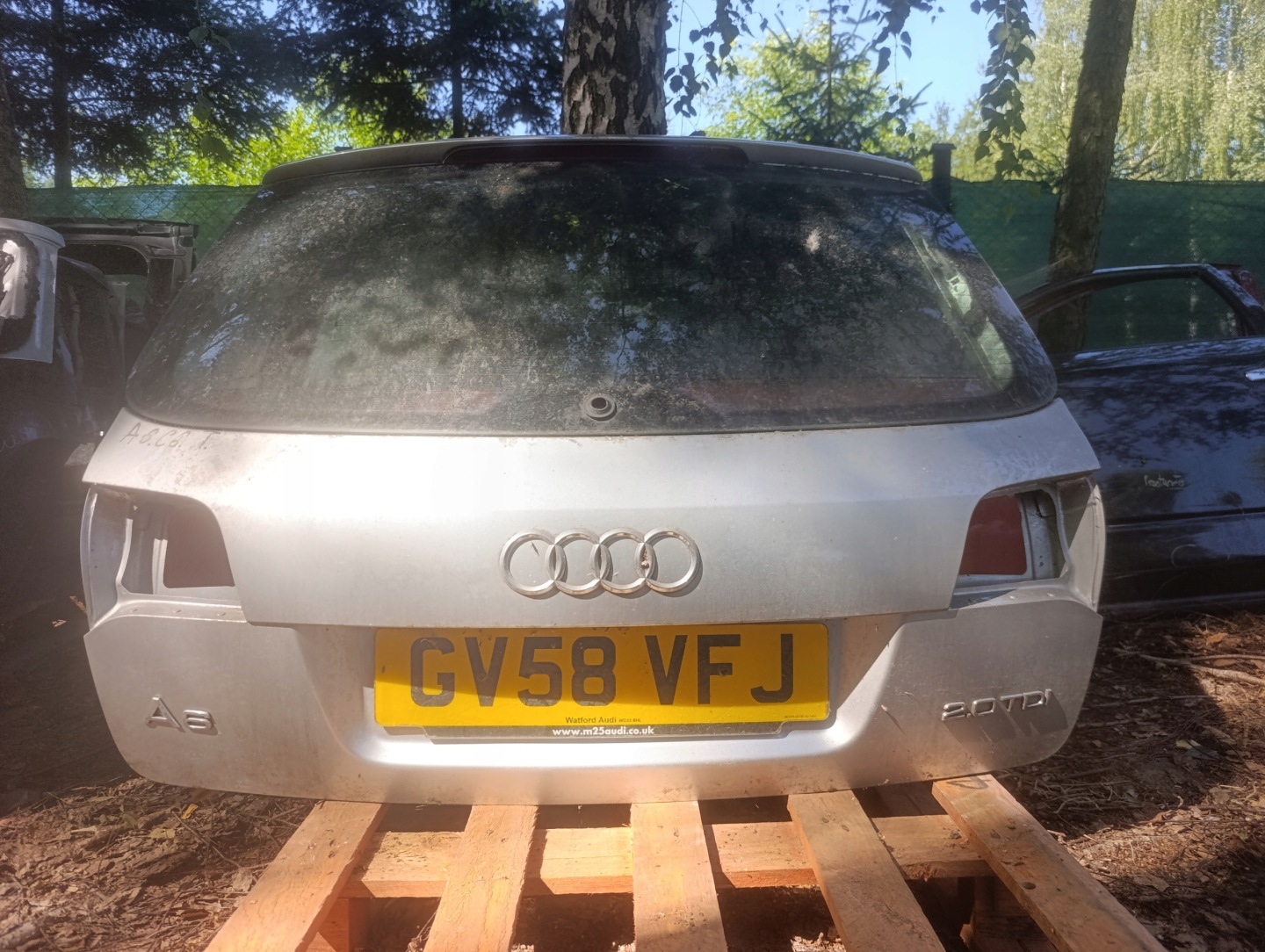 trunk door boot audi a6 c6 ly7w kombi