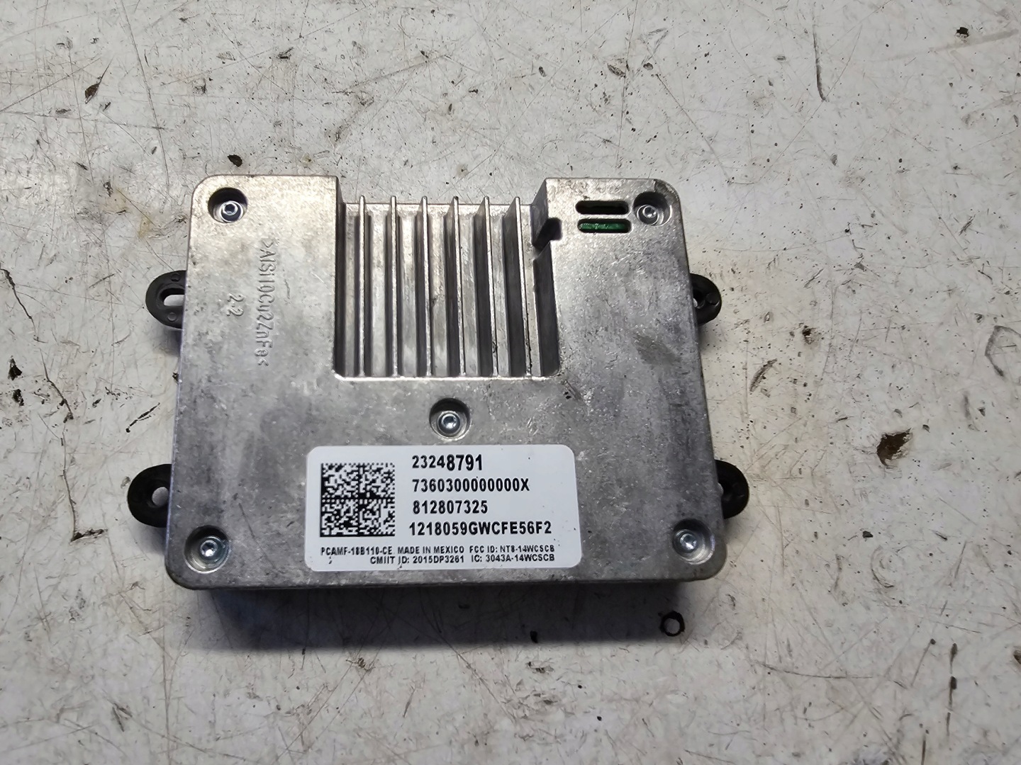 OPEL INSIGNIA B modulo LADOWAKI INDUKCYJNEJ 23248791
