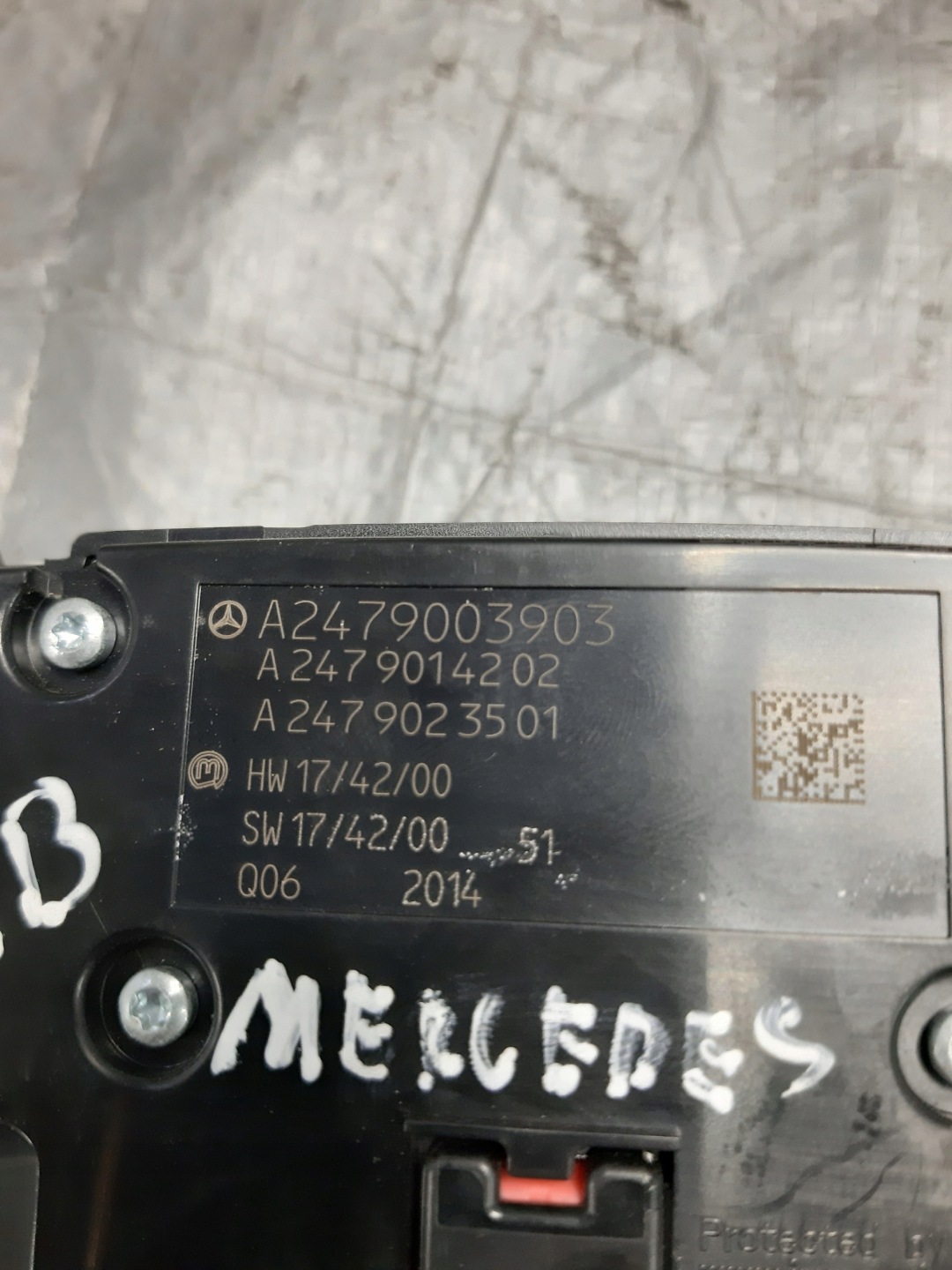 PANEL TOUCHPAD IDRIVE MERCEDES GLB W247 X247 W177