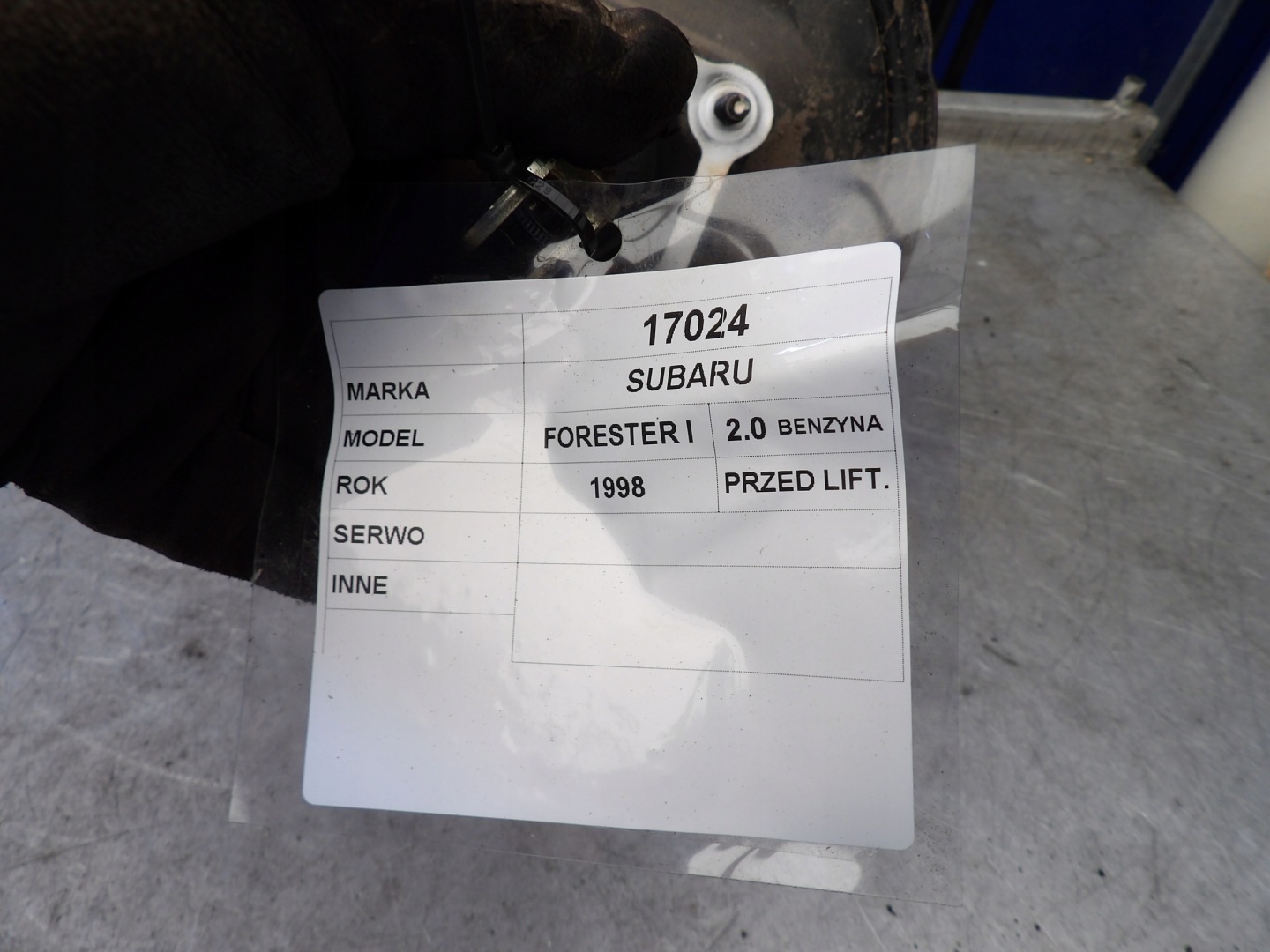 SUBARU FORESTER E SERVO 864-06003