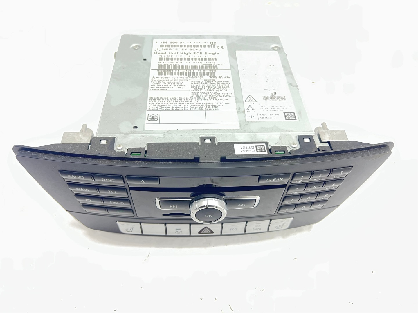 Navigation Mercedes GLS ML 166 W166 A1669009711 A1669012703