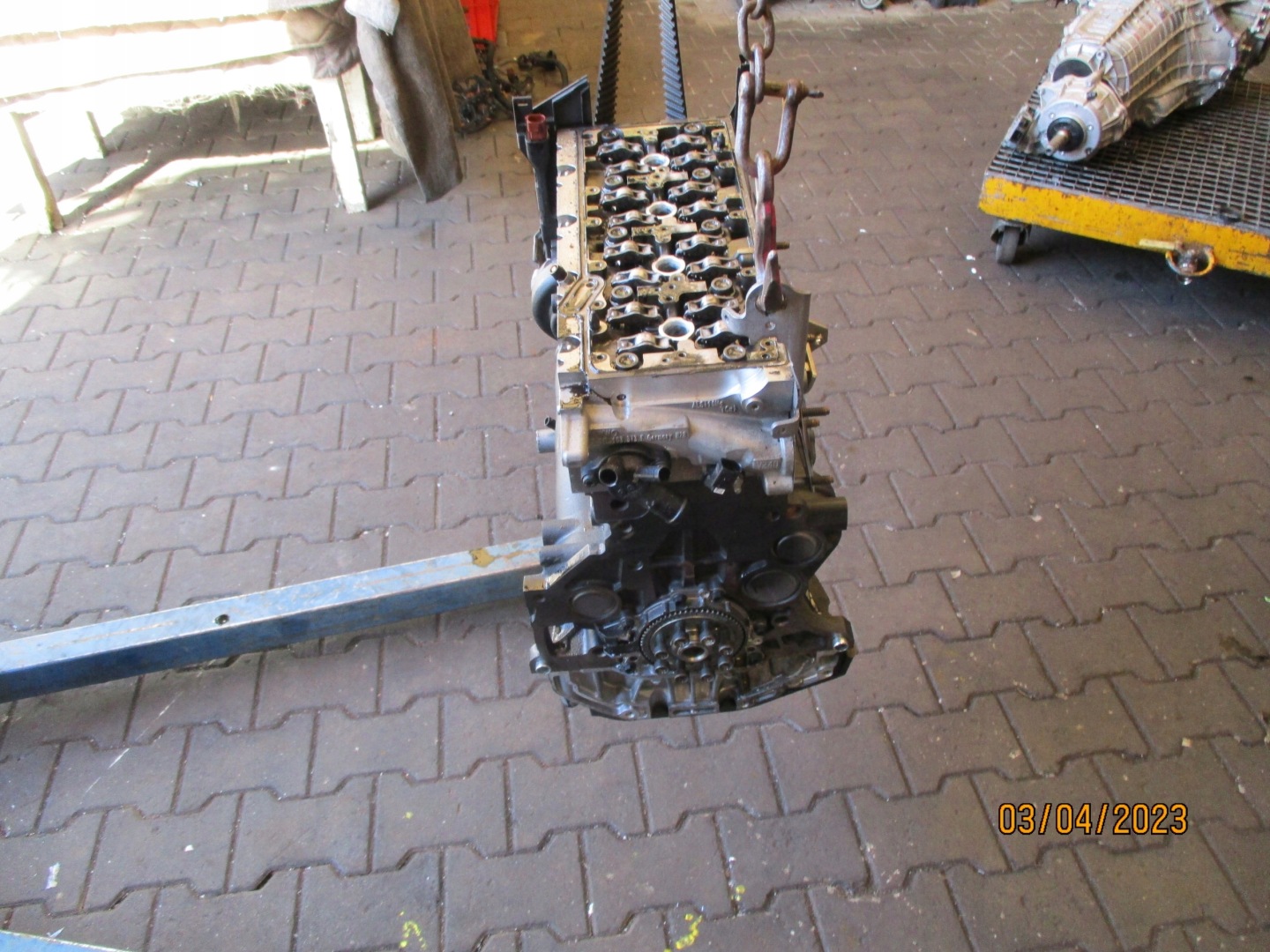 engine unprotected pillar AUDI 2,0 TDI CNH 20 TYSKM