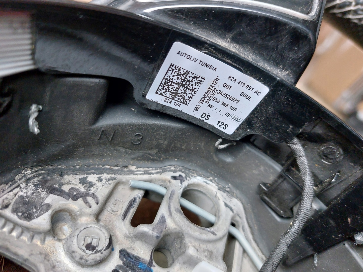 AUDI A1 82A 22r lenkrad S-LINE 82A419091AC